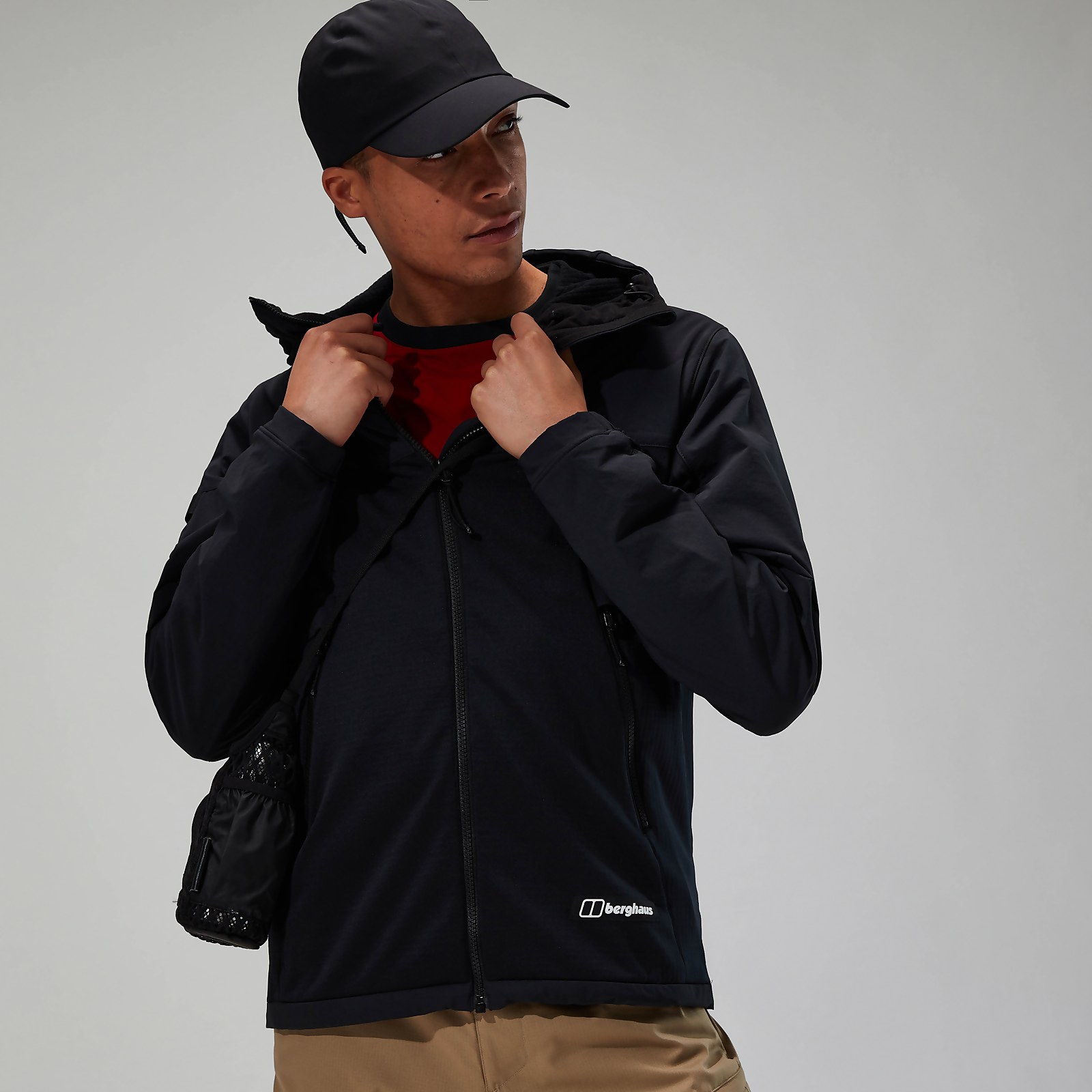 Men's Benwell Hooded Jacket - Black