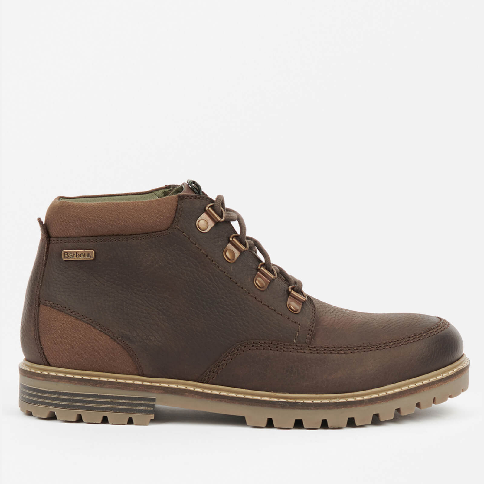 Barbour Fenton Lace-Up Leather-Blend Boots