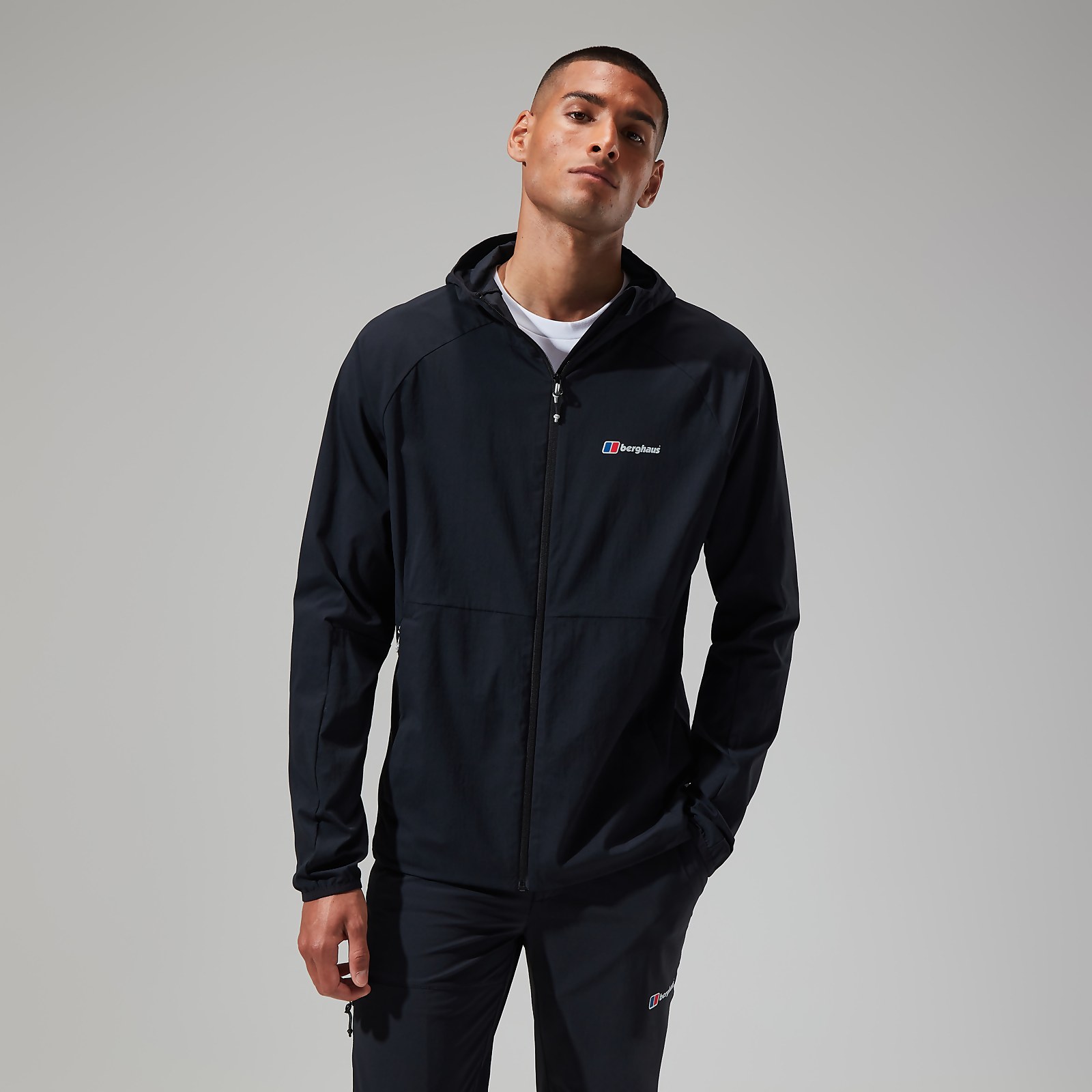 Men’s Urban Theran Full Zip Hooded Jacket - Black