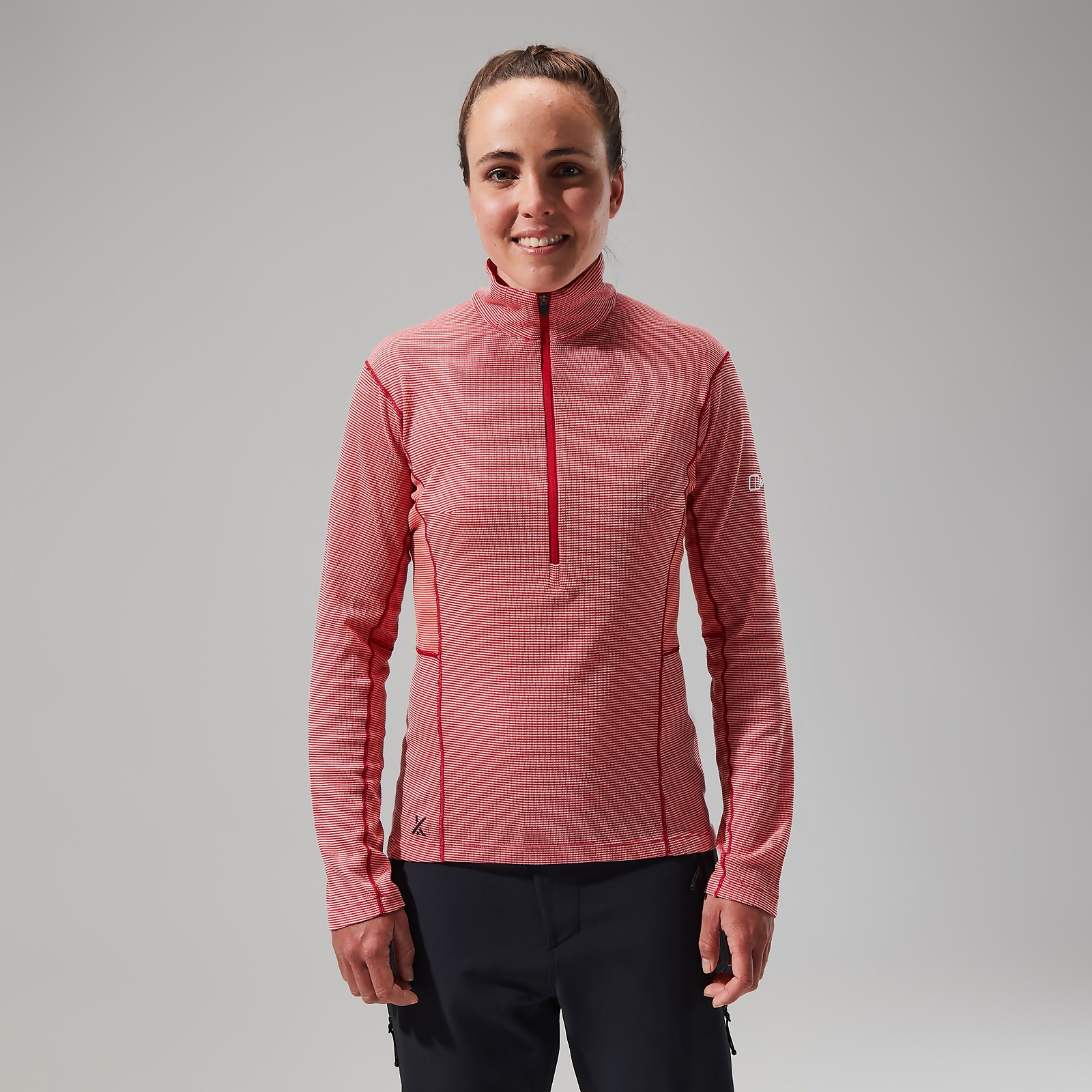 Women's MTN Guide Long Sleeve Half Zip - Red