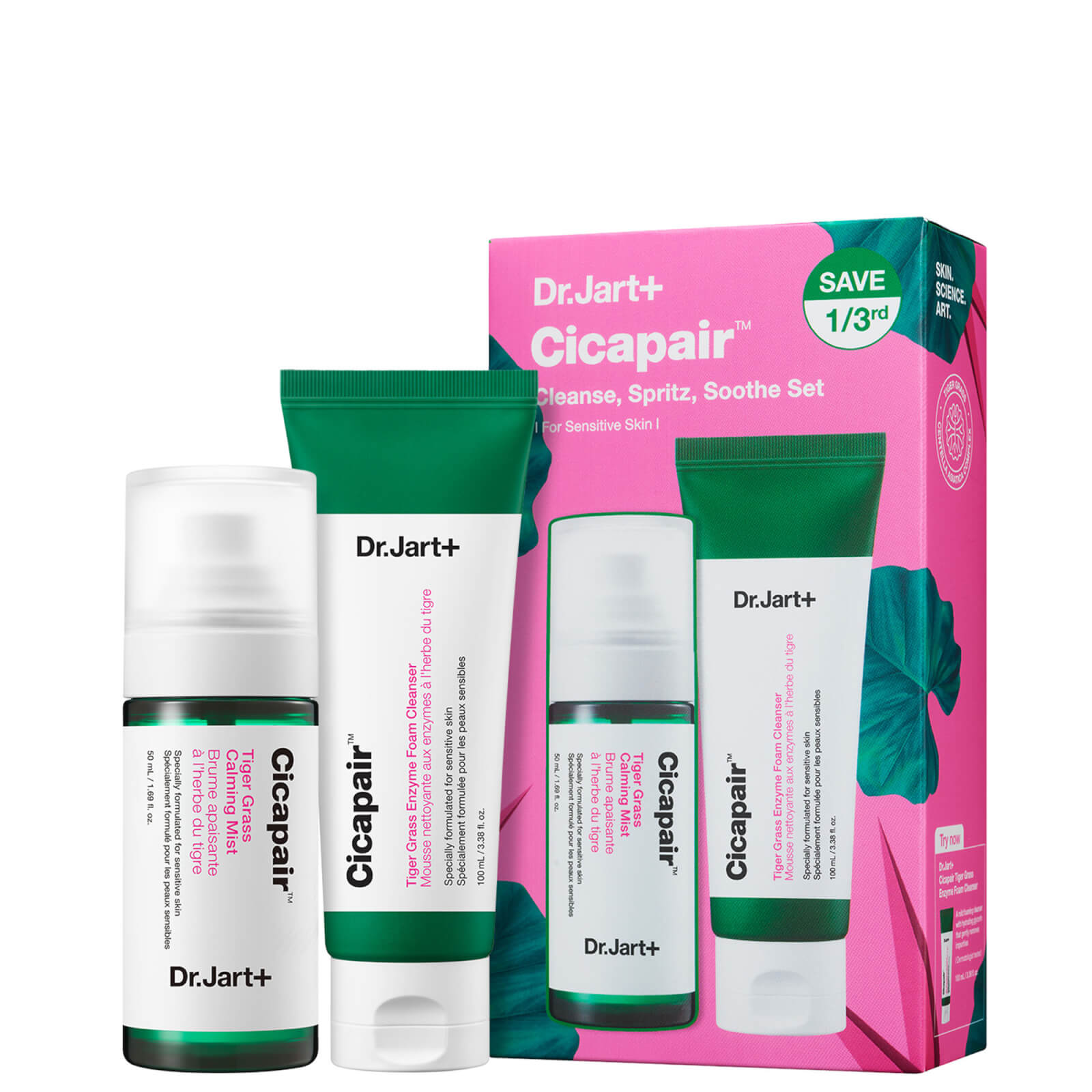 

Dr.Jart+ Cicapair Cleanse, Spritz and Soothe Set