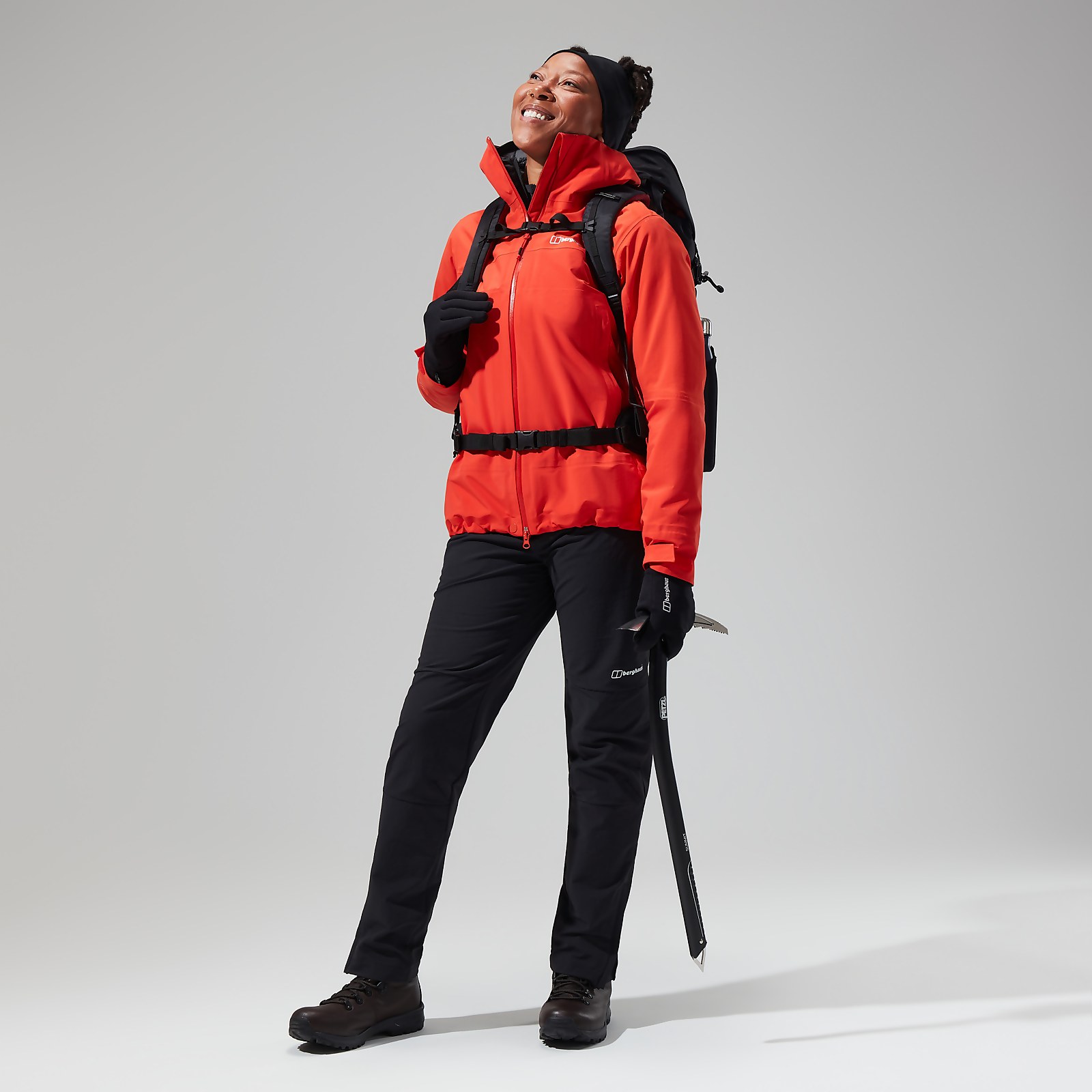 Berghaus Womens Highland Storm 3L Waterproof Jacket - Orange