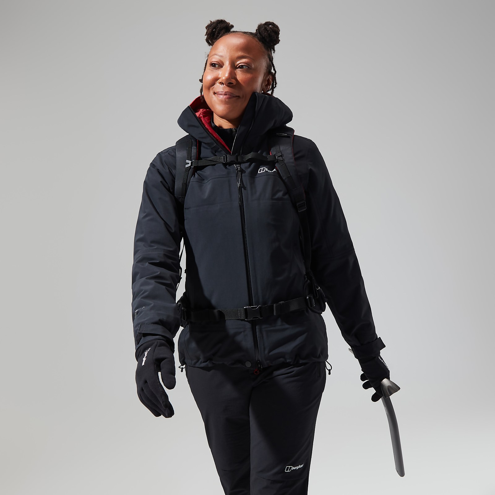 Berghaus Womens Highland Storm 3L Waterproof Jacket - Black