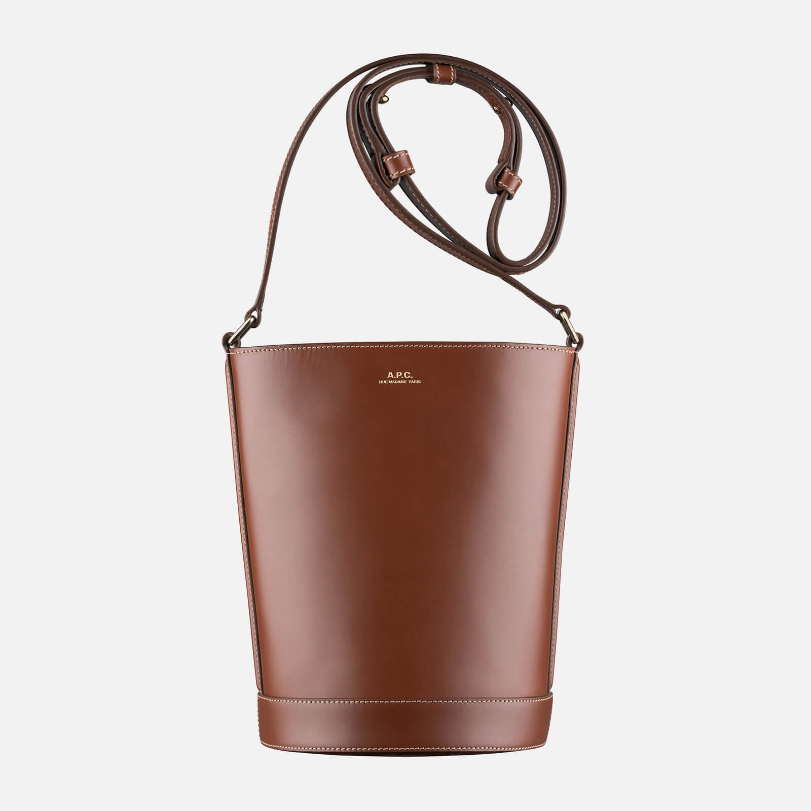 A.P.C. Ambre Leather Bucket Bag