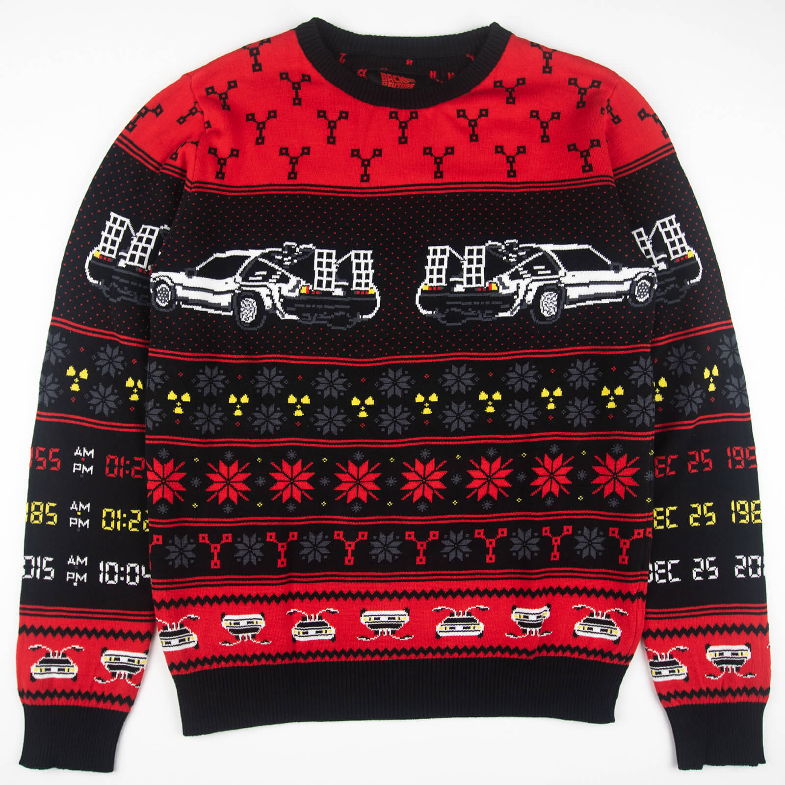 Back to the Future 1.21 Jinglewatts Knitted Christmas Jumper -   M