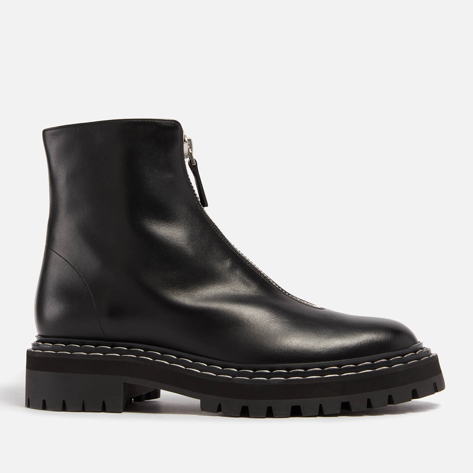 Proenza Schouler Lug Leather Ankle Boots - UK 3