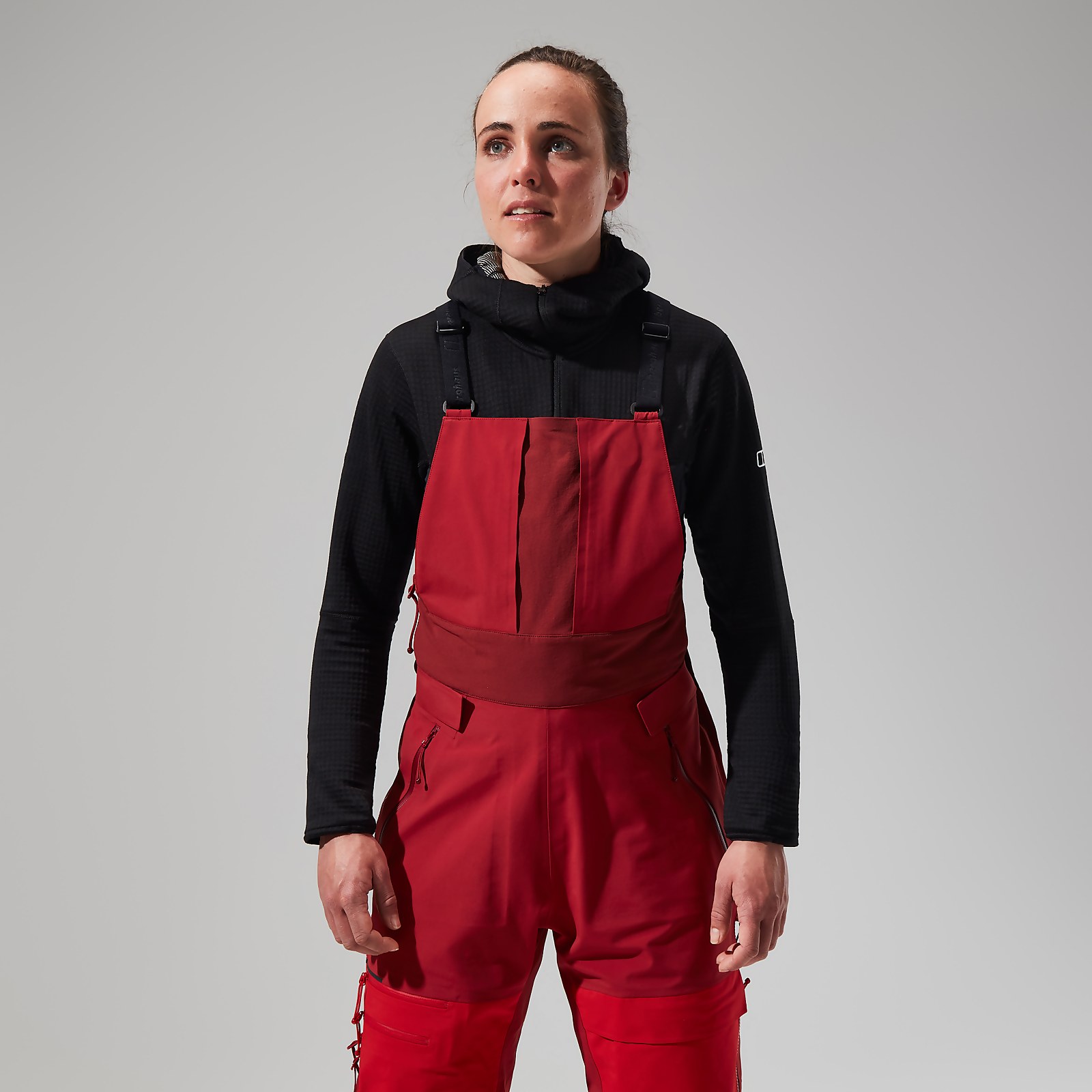 Berghaus Womens MTN Arete Descend GTX Bib Pants - Red