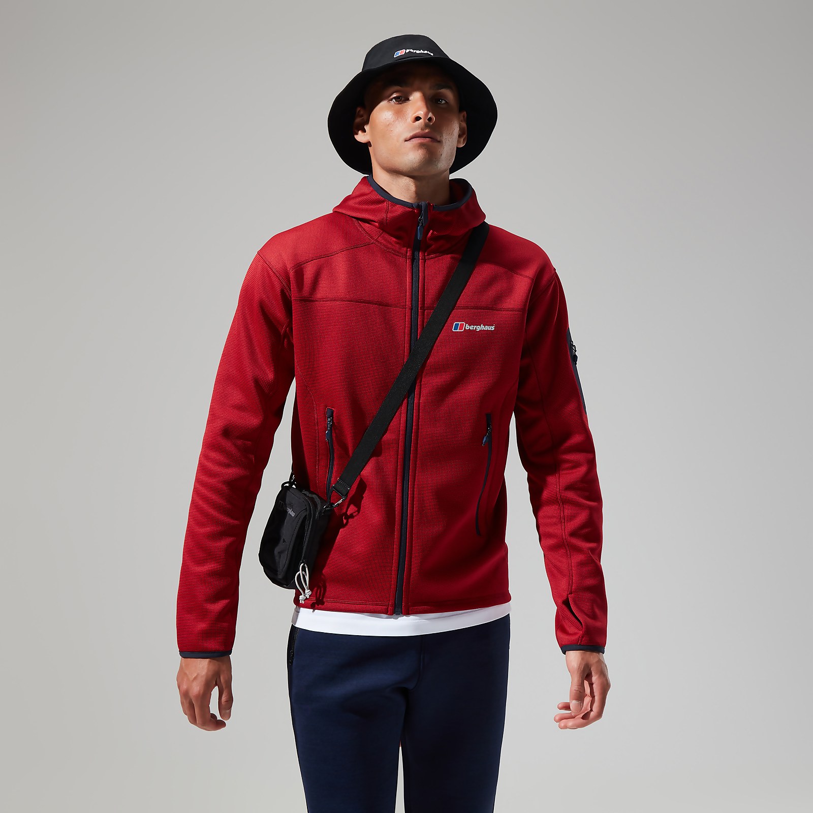 Men’s Pravitale MTN 2.0 Hooded Jacket - Dark Red/Red