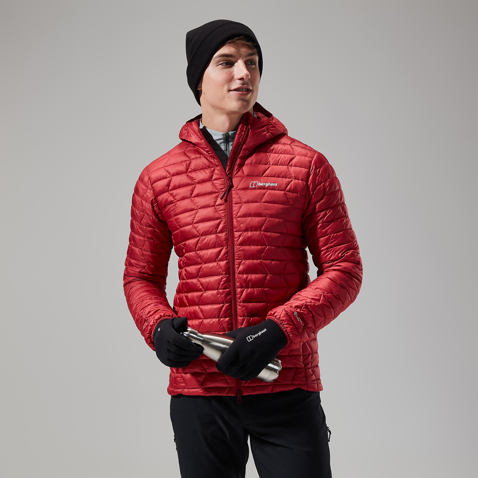 Berghaus Mens Cuillin Insulated Hoody - Dark Red