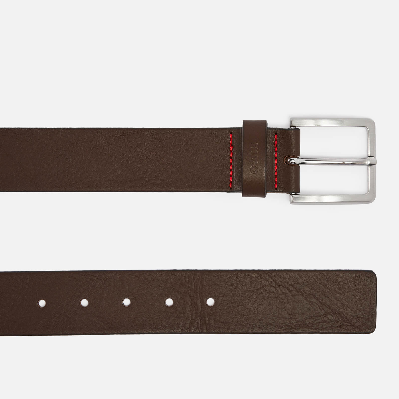 Hugo Men's Gionios Logo-Embossed Leather Belt - 95Cm
