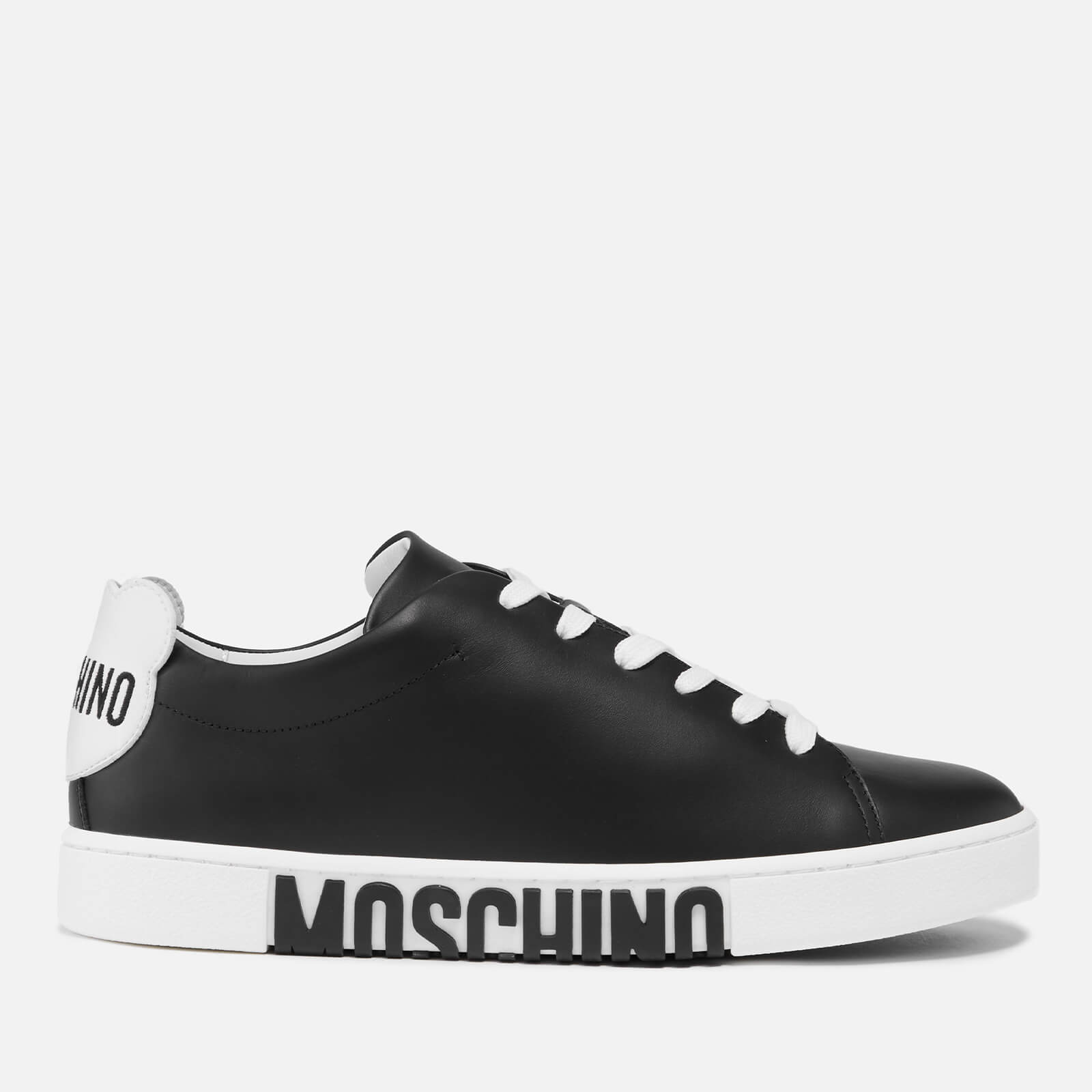 Moschino Women's Logo Sneakers - Black/White - UK 8