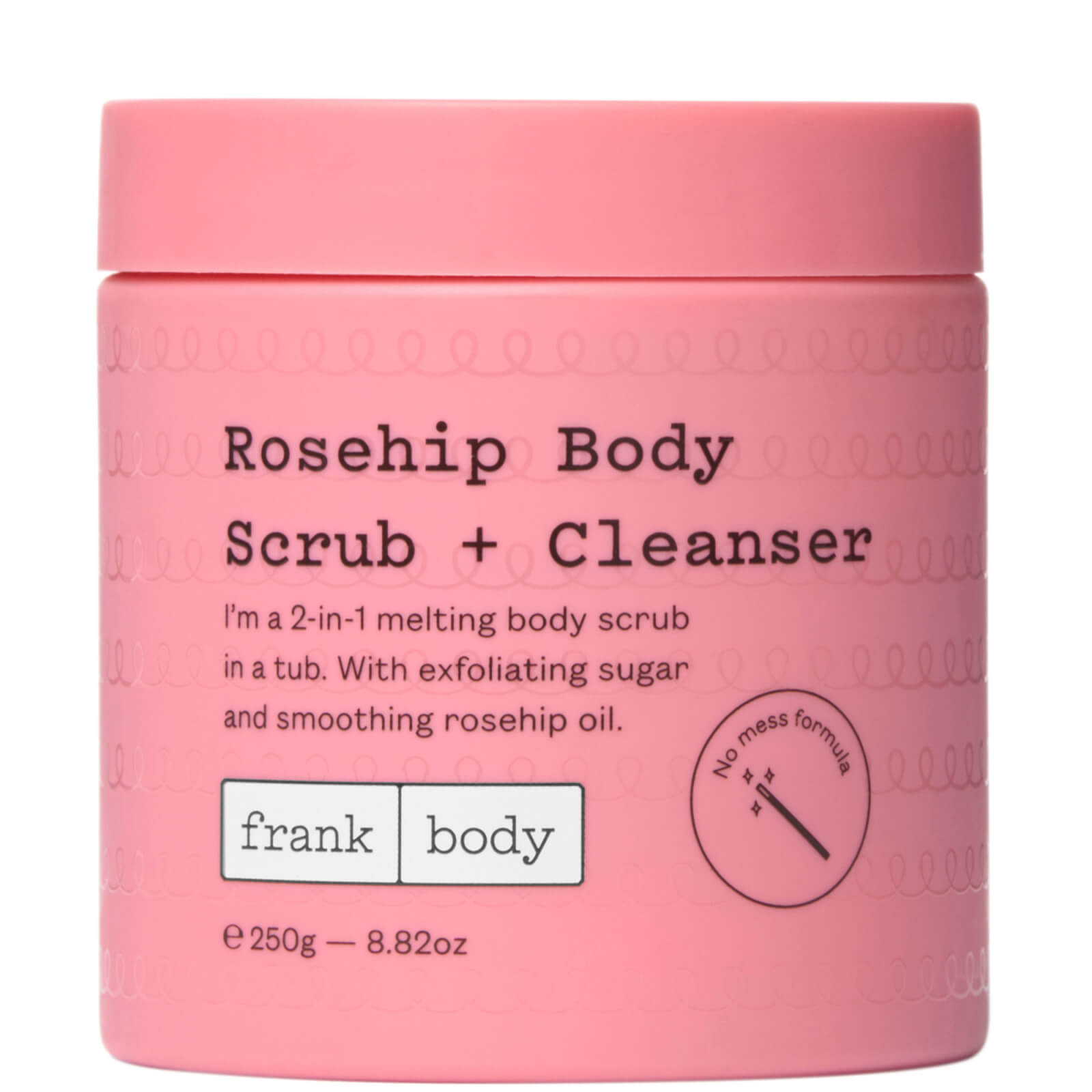 Frank Body Rosehip Body Scrub and Cleanser 250g