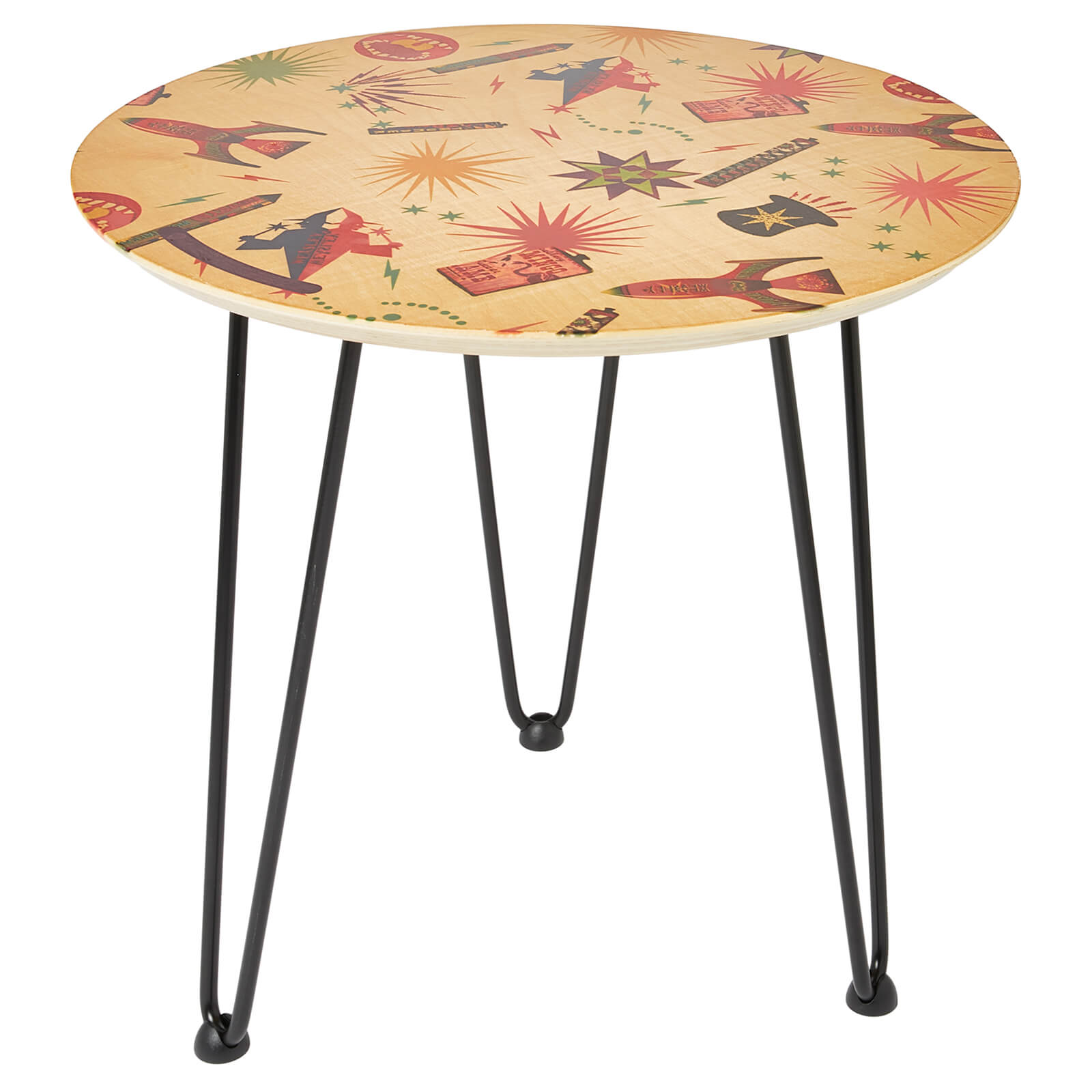 Decorsome x Harry Potter Special Icons Wooden Side Table - Rose gold