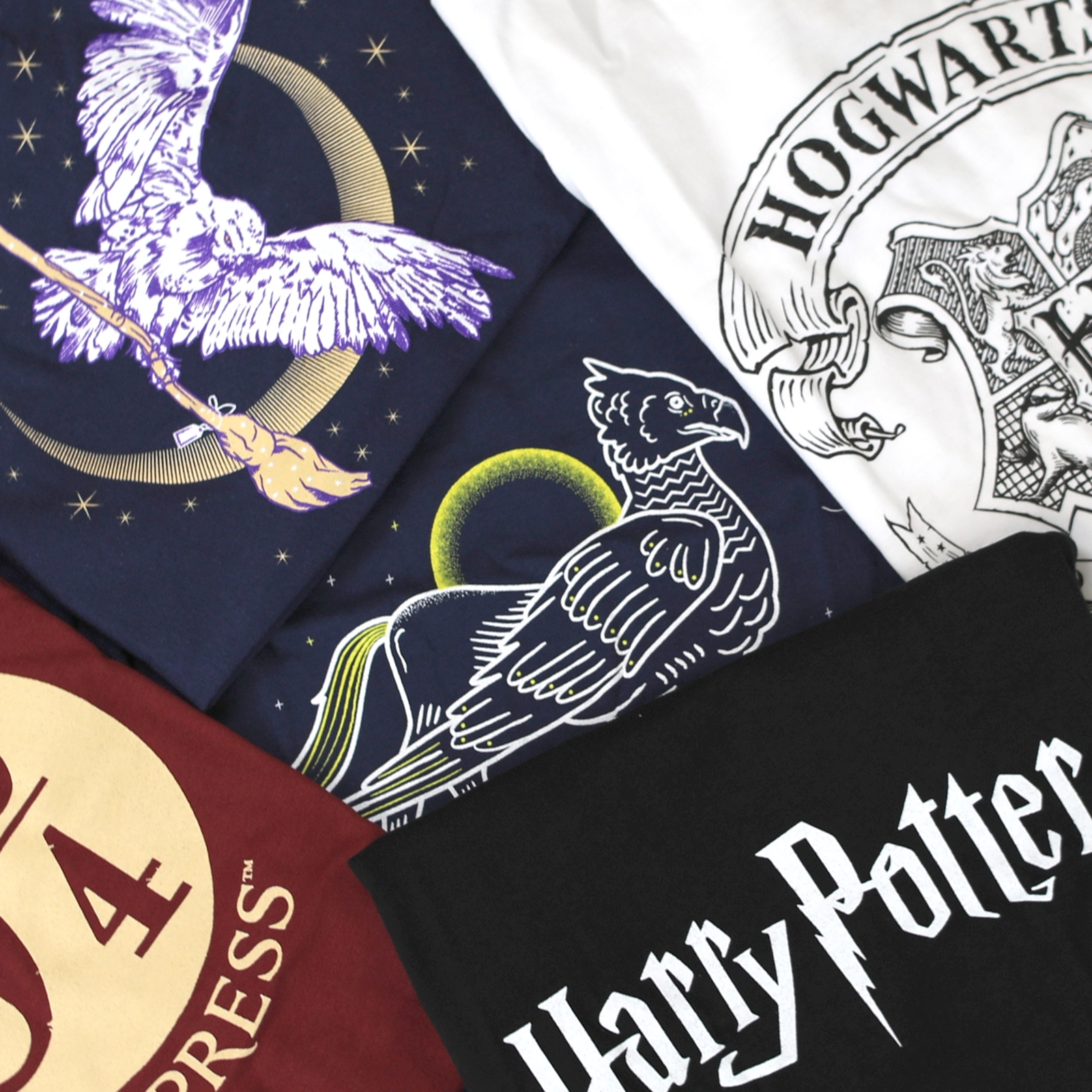 HARRY POTTER MYSTERY 5-PACK KIDS T-SHIRT BUNDLE - 5-6 Years - Black