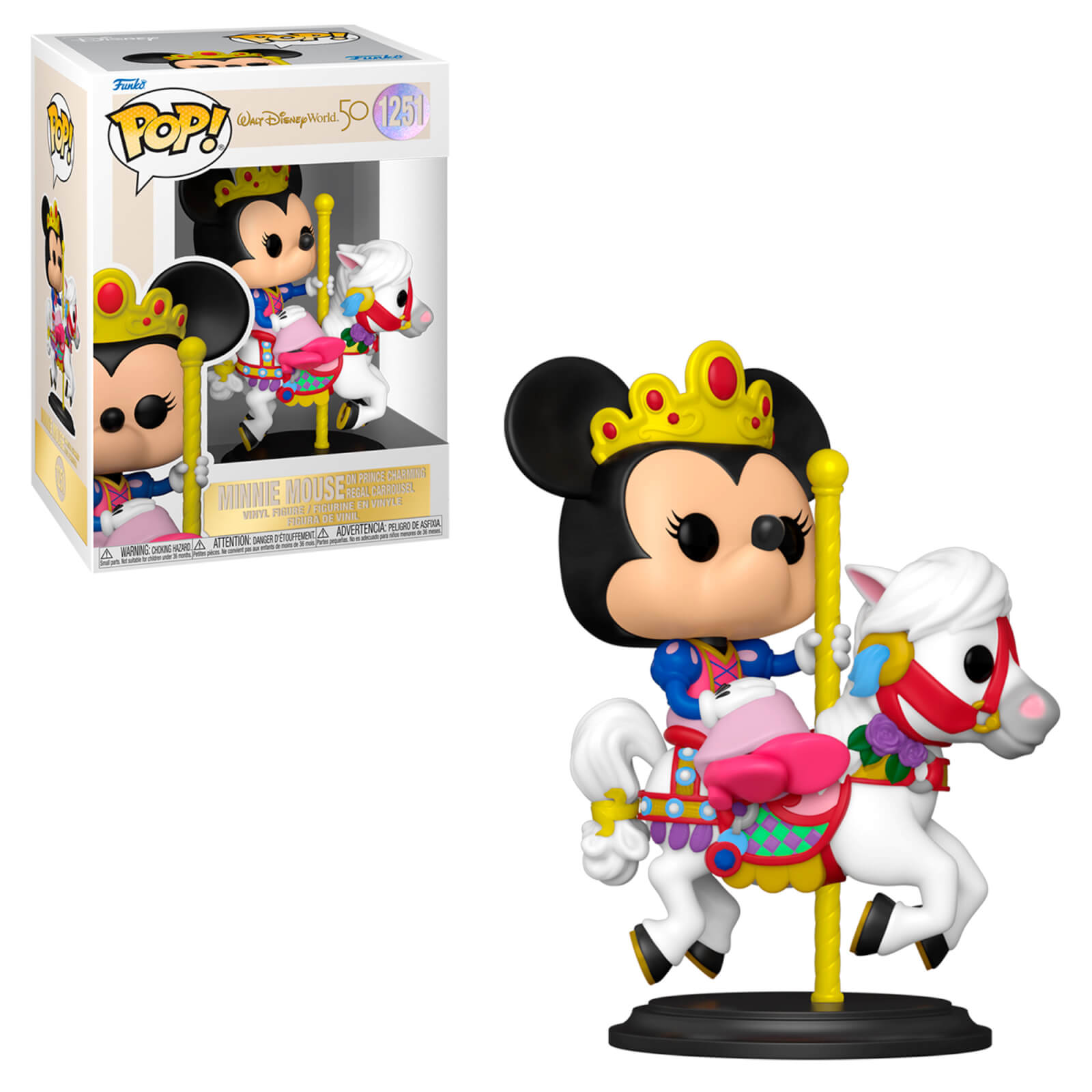 Sale Walt Disney World 50Th Minnie Mouse Carrousel Funko Pop! Vinyl