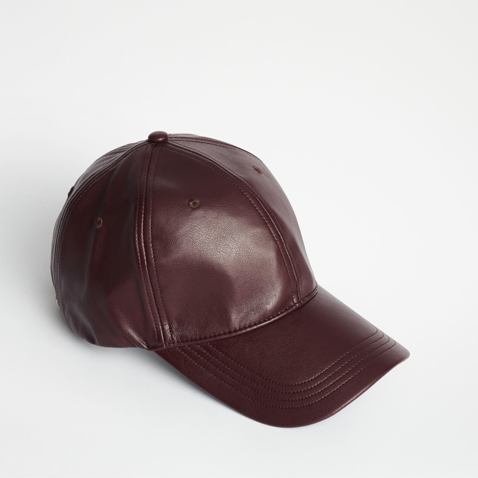 Image of Stand Studio Cia Faux Leather Baseball Cap