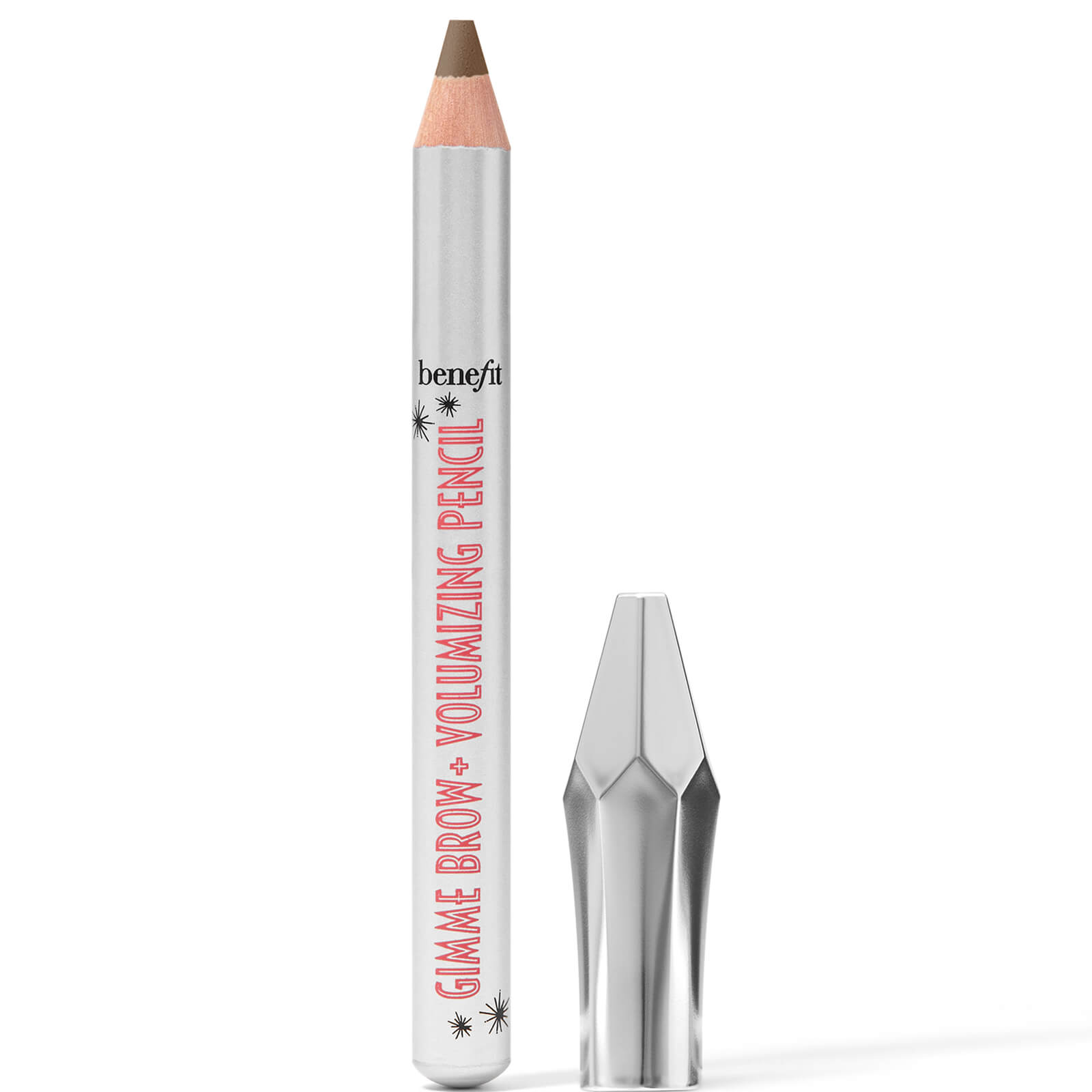Benefit Gimme Brow+ Volumising Fiber Eyebrow Pencil Mini (various Shades) - 4 Warm Deep Brown In 4 Warm Deep Brown
