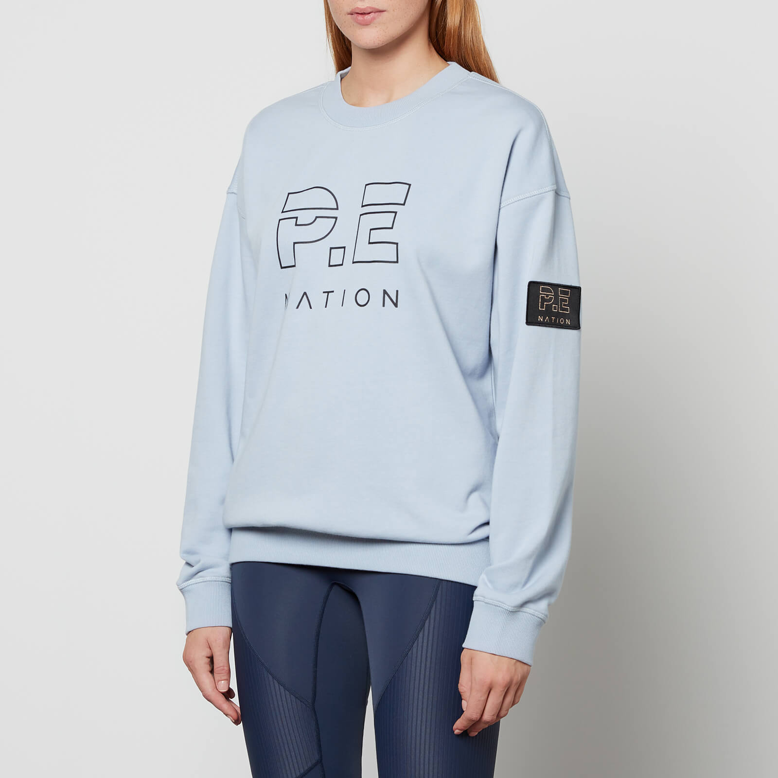 P.E Nation Heads Up Loopback Organic Cotton-Jersey Sweatshirt - S