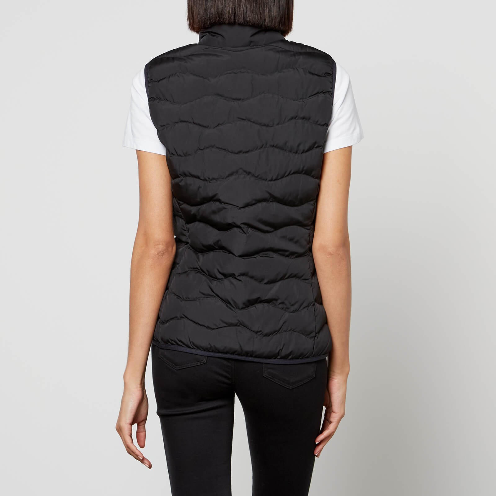 Emporio Armani Ea7 Women's Logo-Print Shell Gilet - Xs