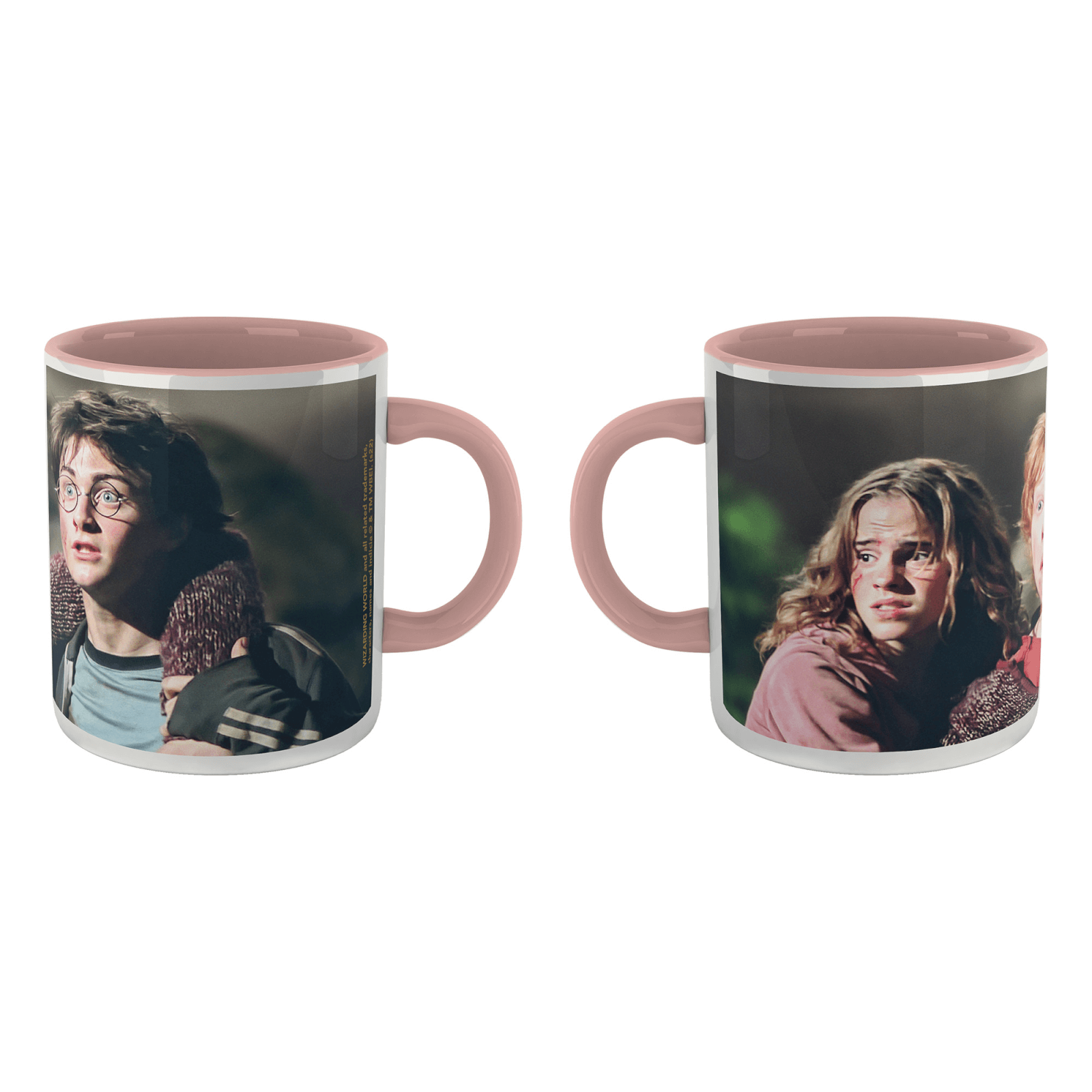 Harry Potter Hermione Ron And Harry Mug - Pink