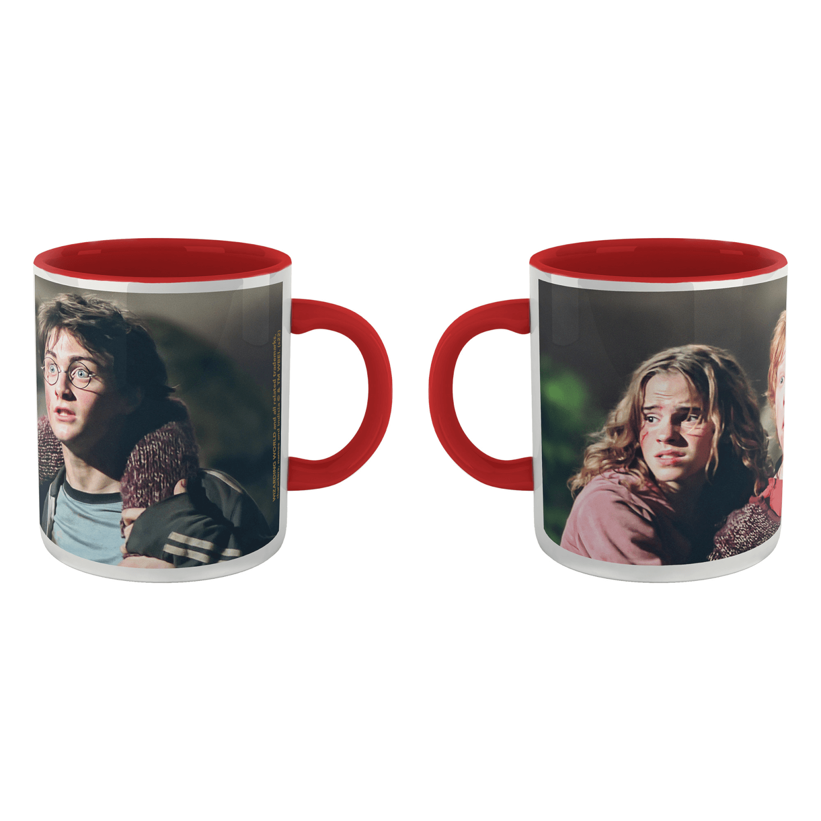 

Harry Potter Hermione Ron And Harry Mug - Red