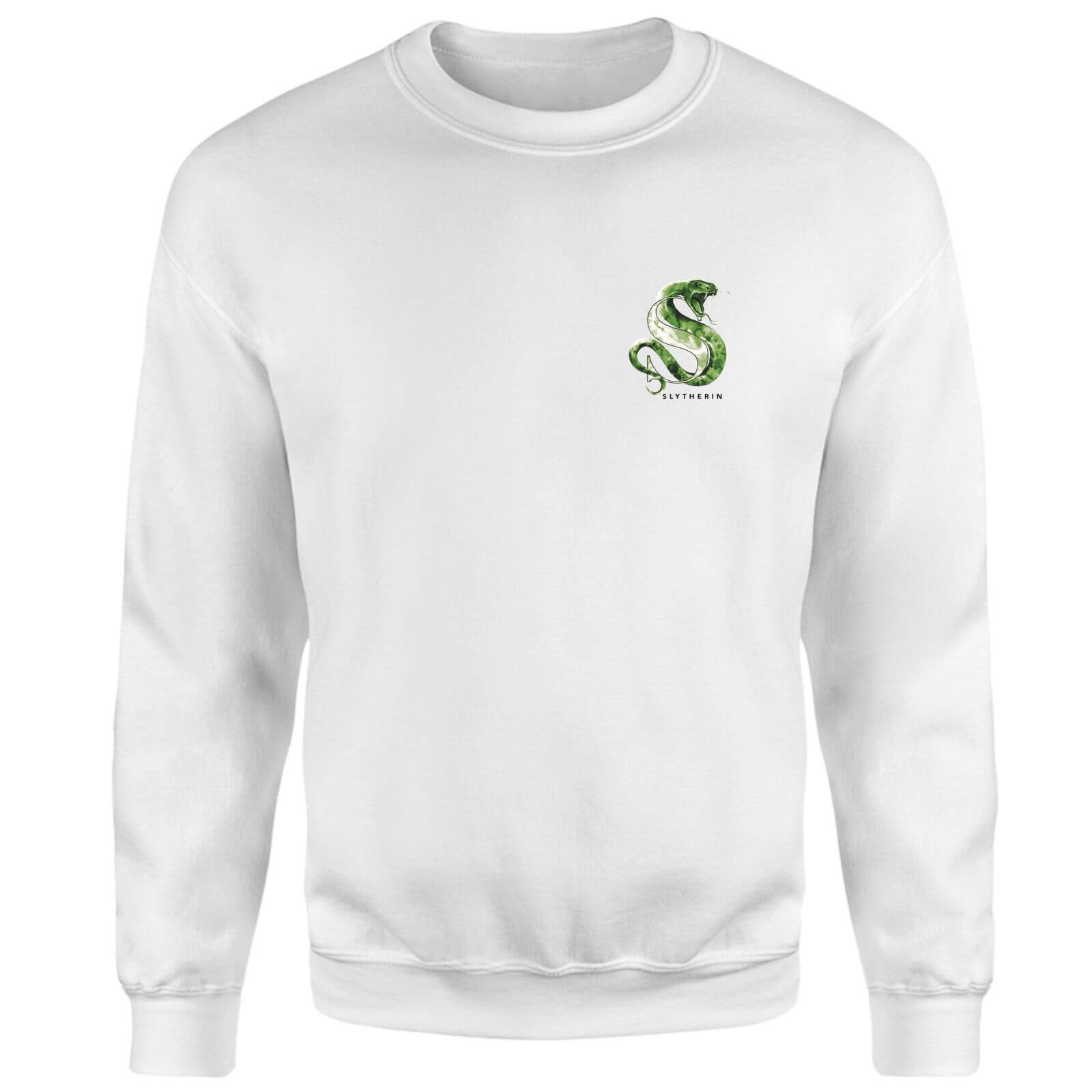 Harry Potter Slytherin Sweatshirt - White - M - Bianco