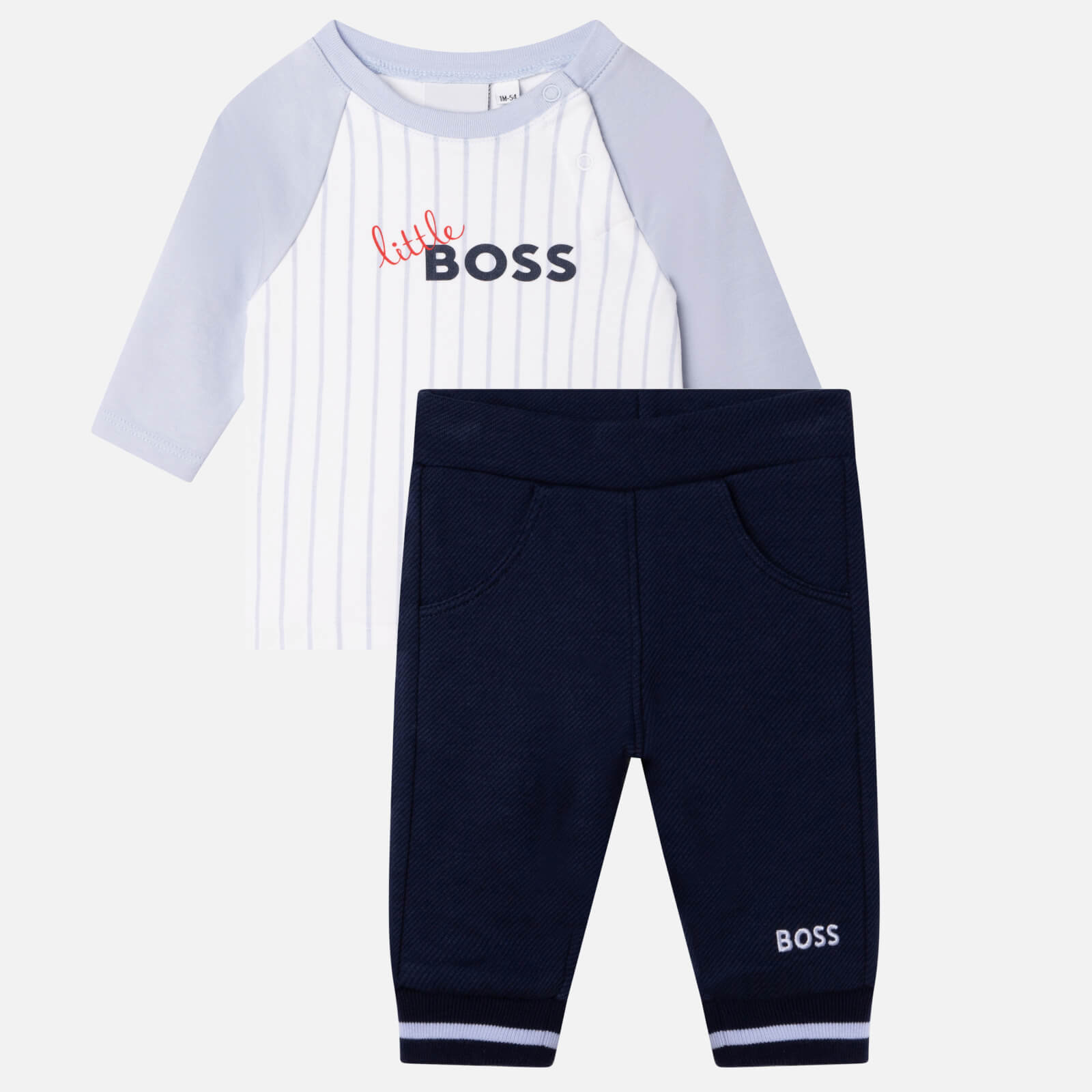 Hugo Boss Boys' T-Shirt + Pant Set - 12 Months