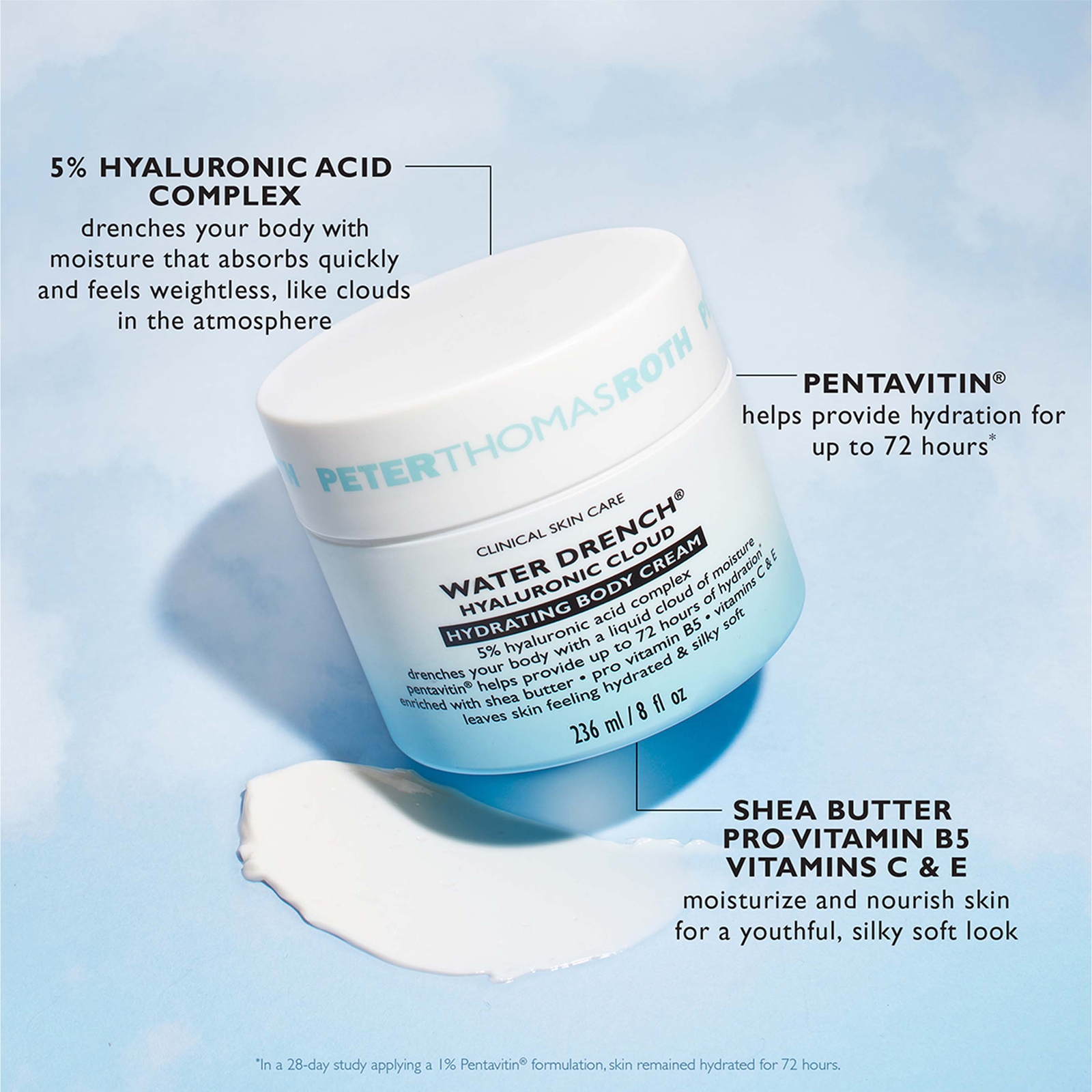Thumbnail - Peter Thomas Roth Water Drench Hyaluronic Cloud Hydrating Body Cream 236ml