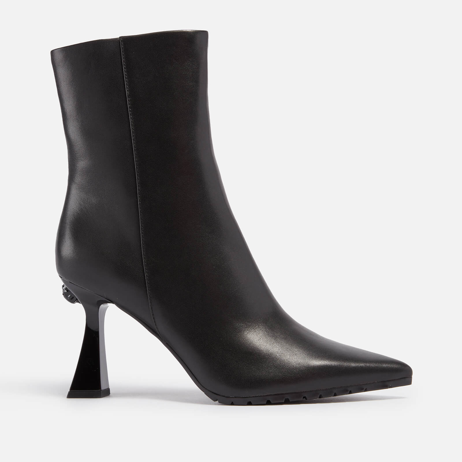 kurt geiger london leather heeled ankle boots - uk 3