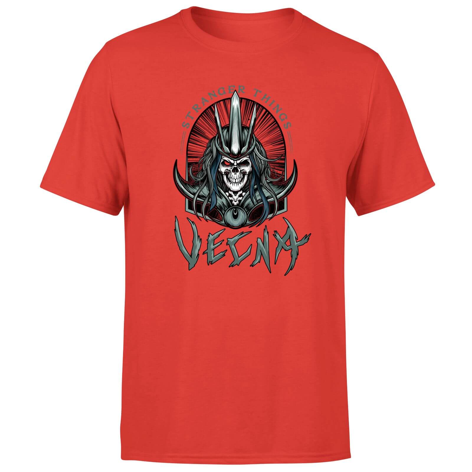 T-shirt Unisexe Stranger Things Vecna - Rouge - XS - Rouge