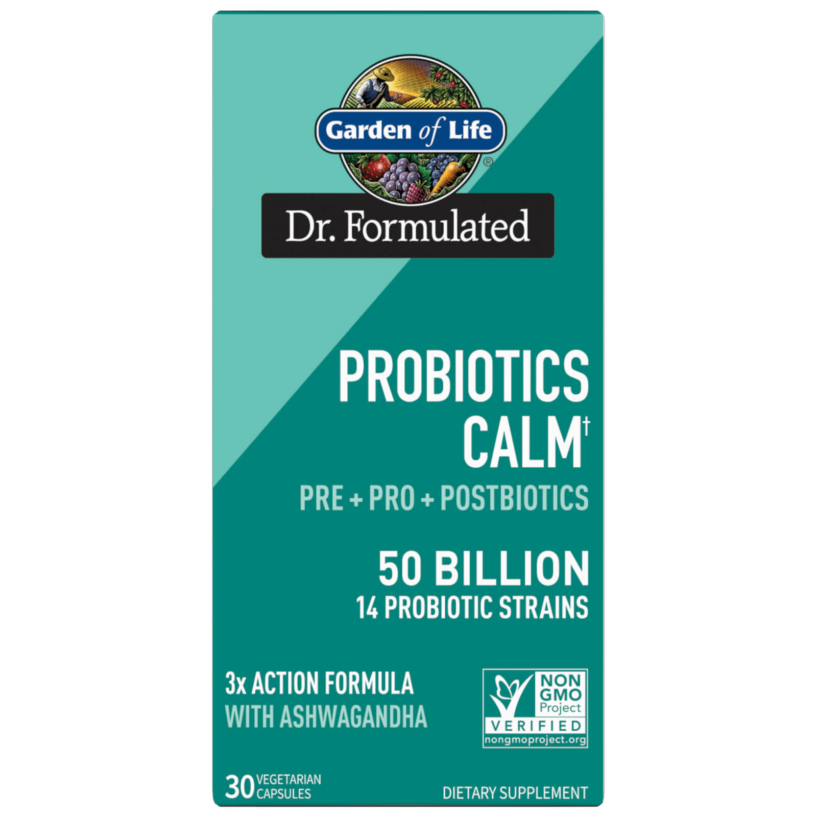 Image of Dr. Formulated calma del microbiota Pre+Pro+Postbiotica 50 M