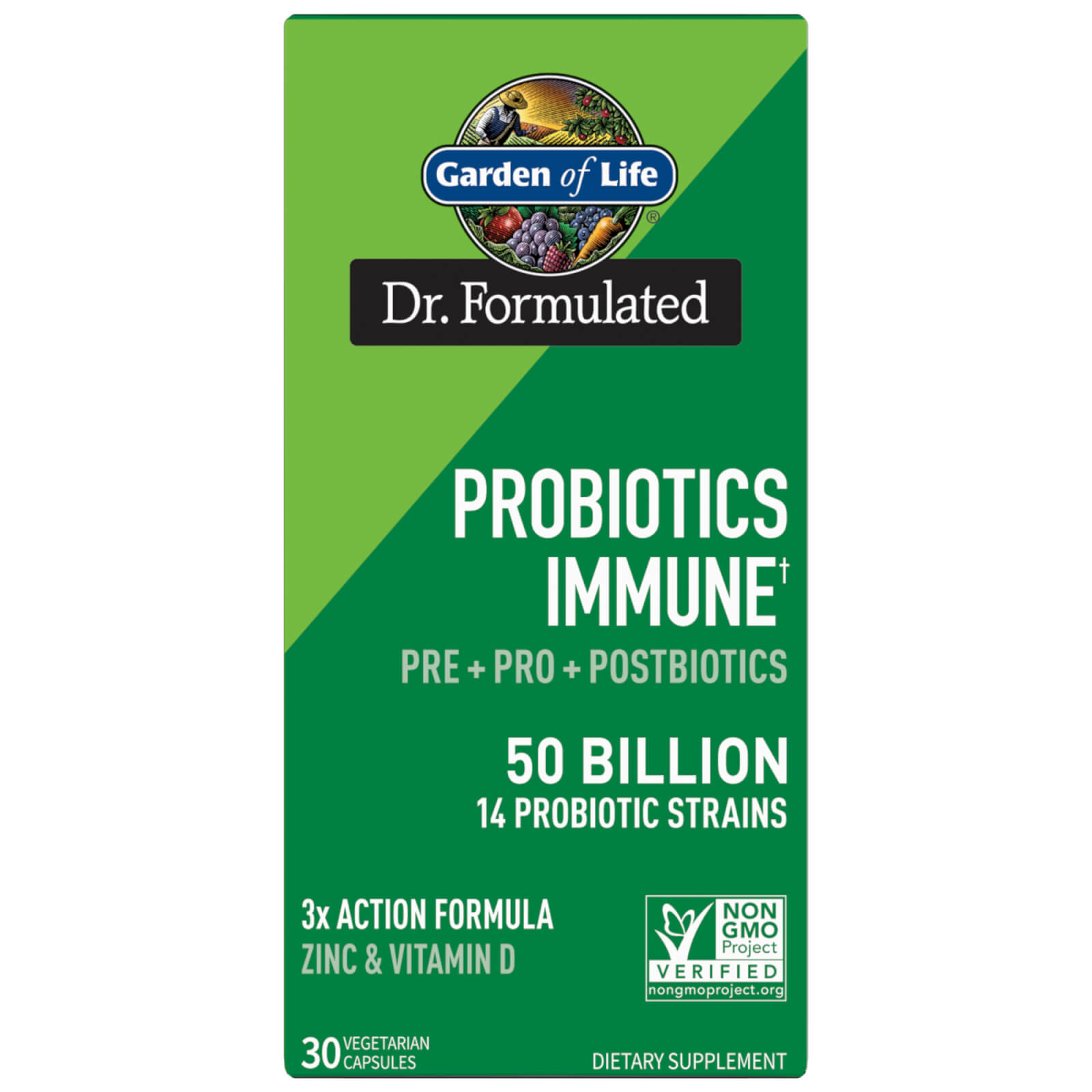 Dr. Formulated Microbiome Digestive Immune Pre+Pro+Postbiotics 50B