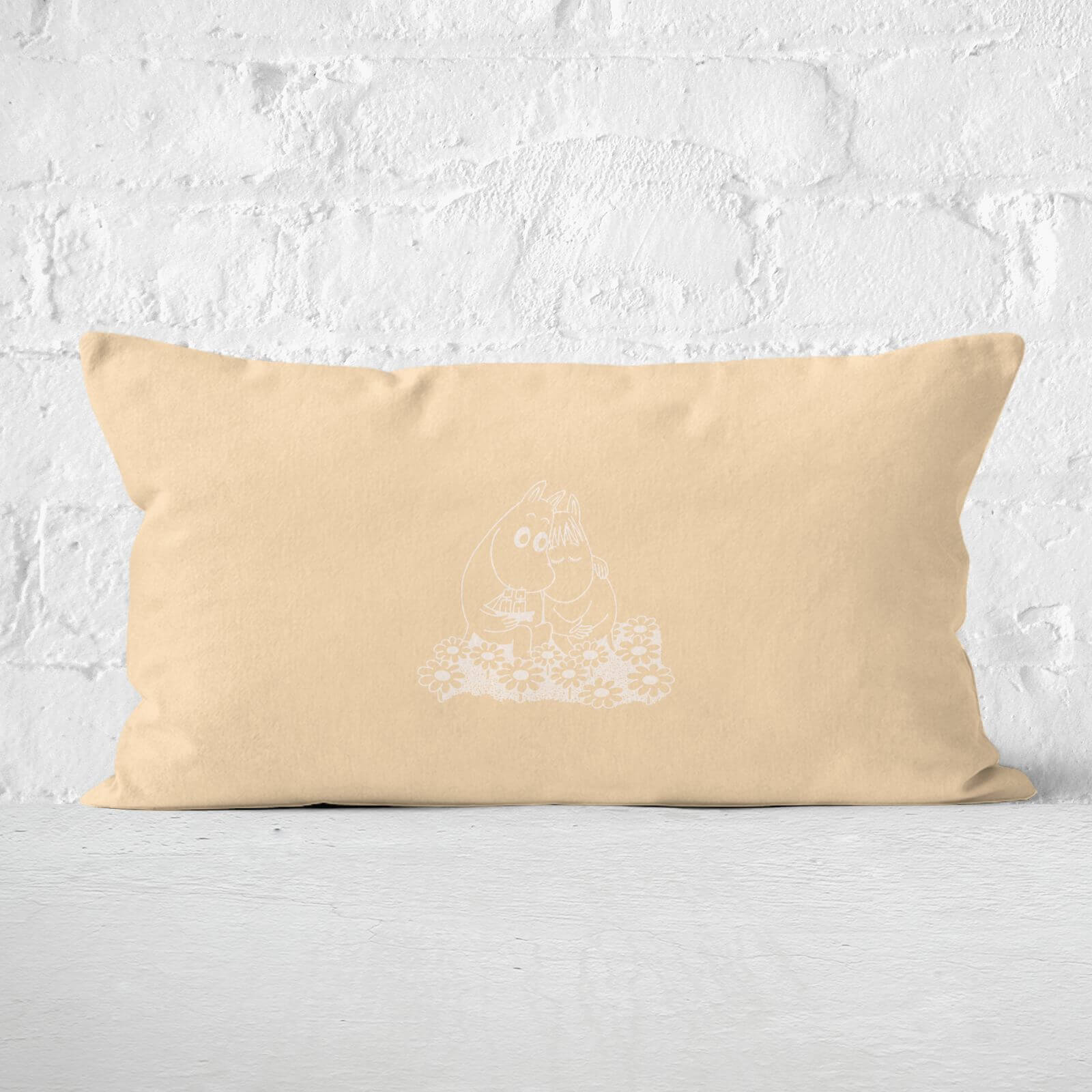 Moomins Snorkmaidens Gift Rectangular Cushion - 30x50cm - Soft Touch