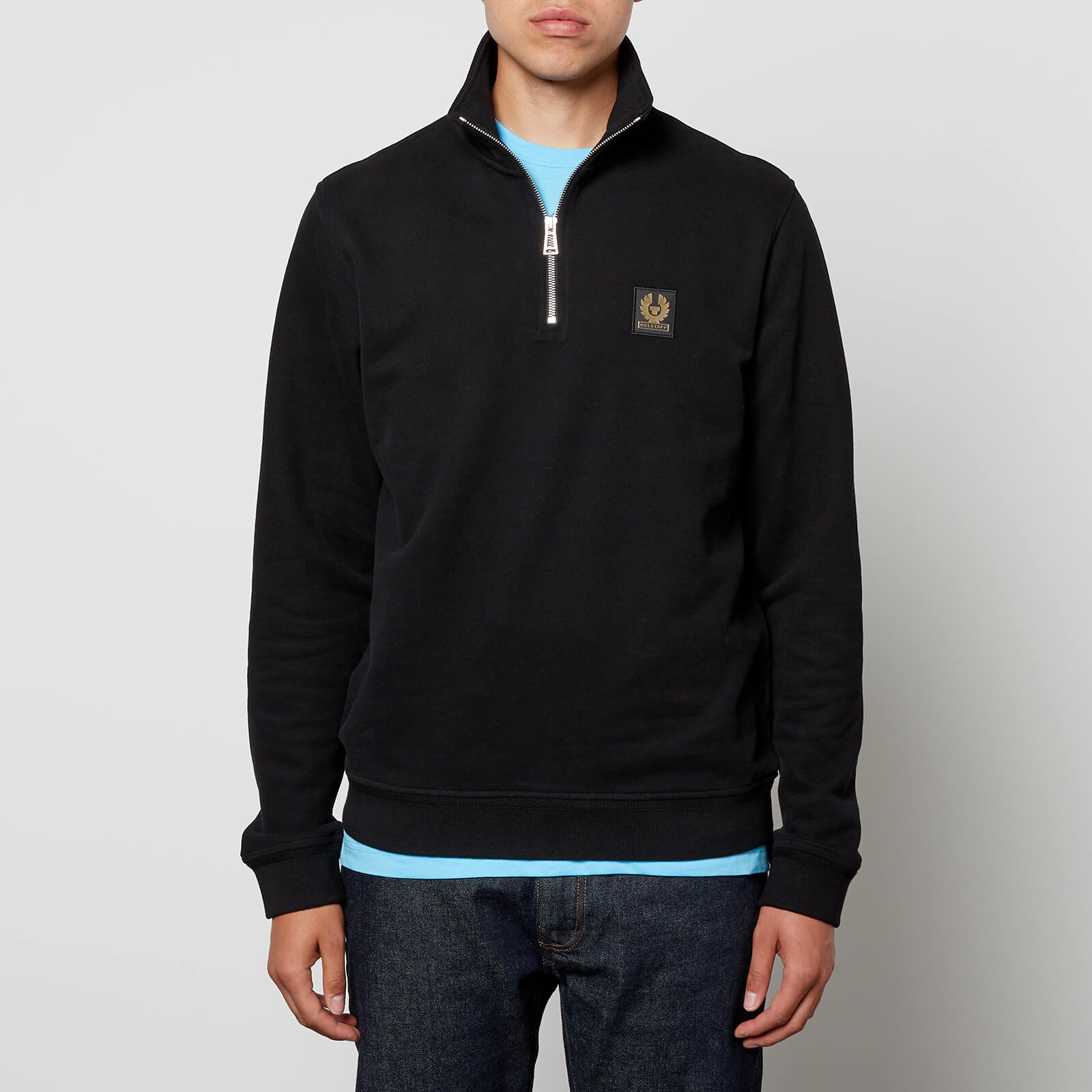 Belstaff Logo-Appliquéd Cotton-Jersey Sweatshirt - S