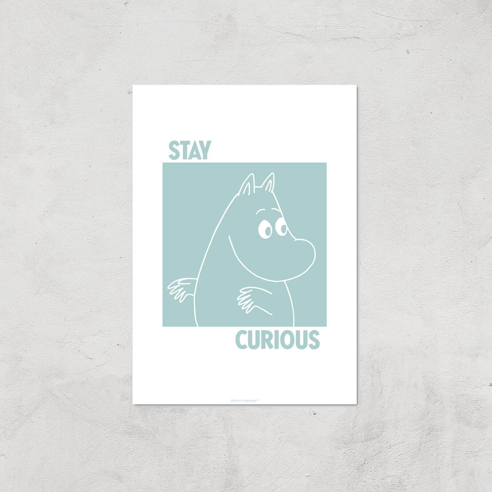 Moomins Collection Moomins Stay Curious Giclee Art Print - A4 - Print Only