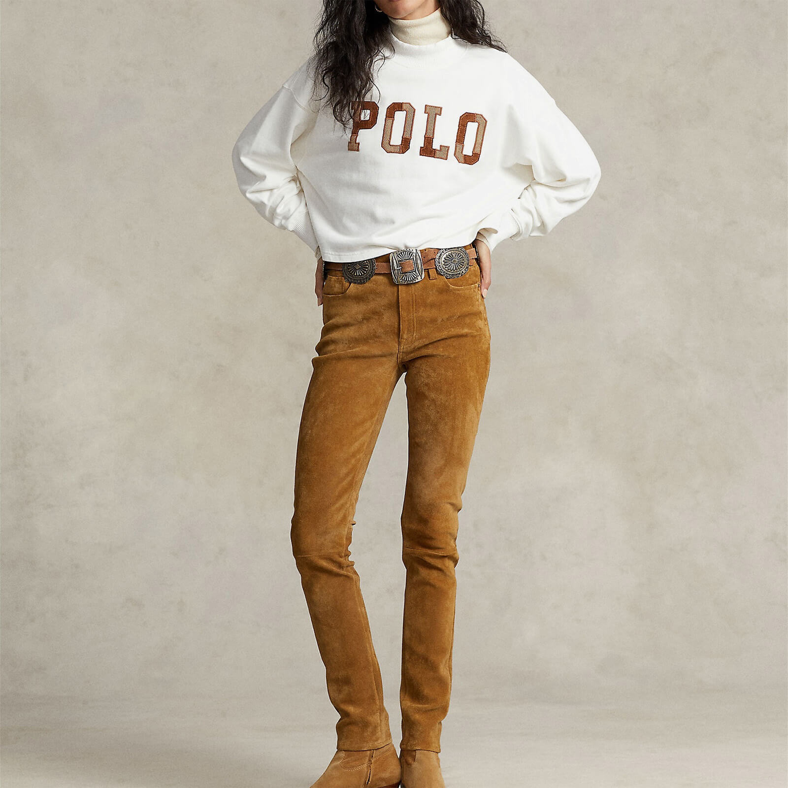 Polo Ralph Lauren Nevis Logo-Appliqued French Cotton-Terry Sweatshirt