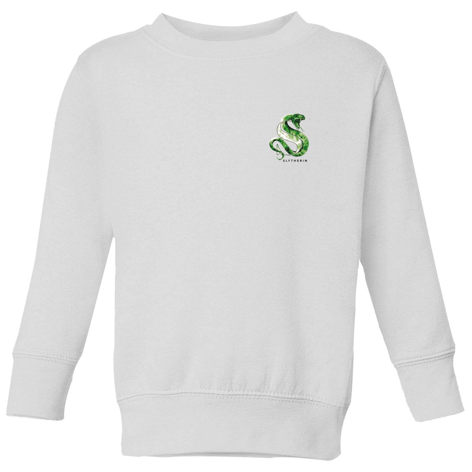

Harry Potter Slytherin Kids' Sweatshirt - White - 5-6 ans - Blanc