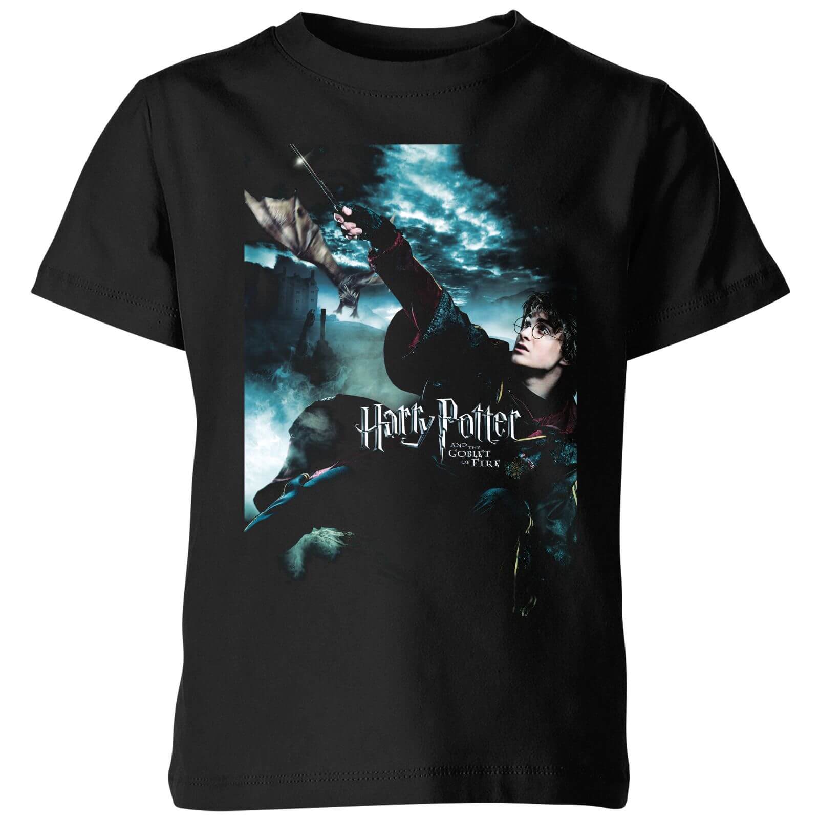 

Harry Potter Goblet Of Fire Kids' T-Shirt - Black - 3-4 Anni - Nero