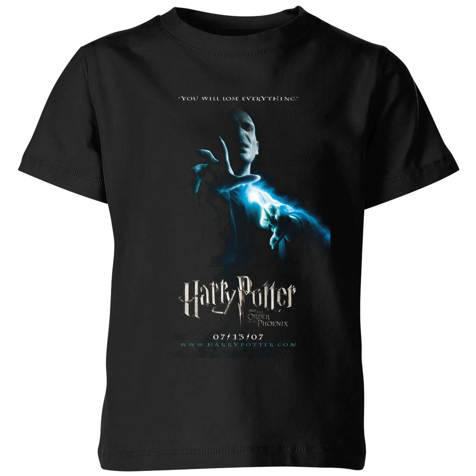 

Harry Potter Order Of The Phoenix Kids' T-Shirt - Black - 3-4 Anni - Nero