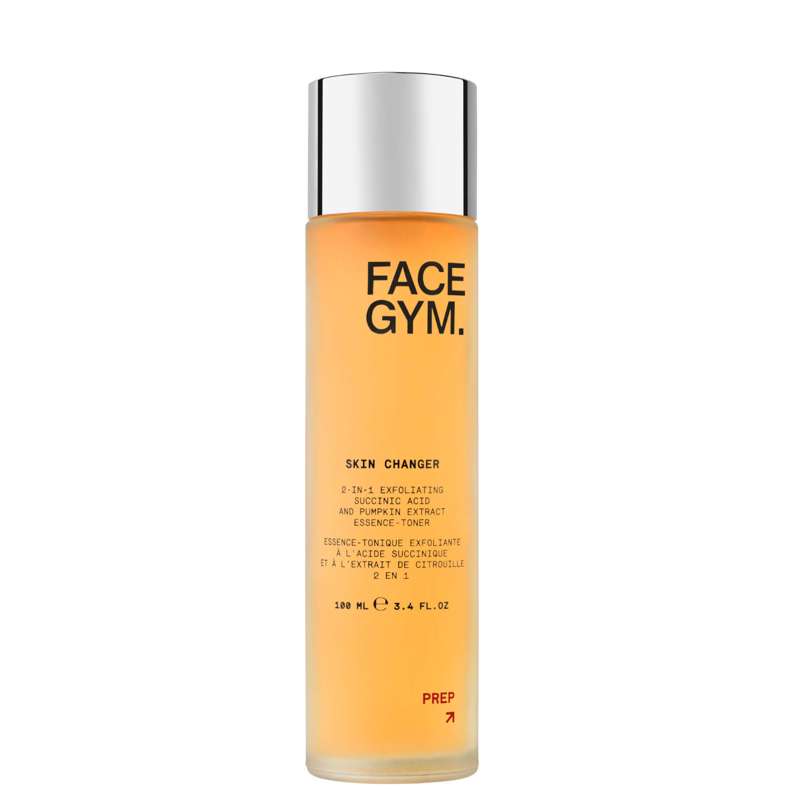 FaceGym Skin Changer 2-in-1 Exfoliating Succinic Acid and Pumpkin Extract Essence Toner (Various Sizes) - 100ml