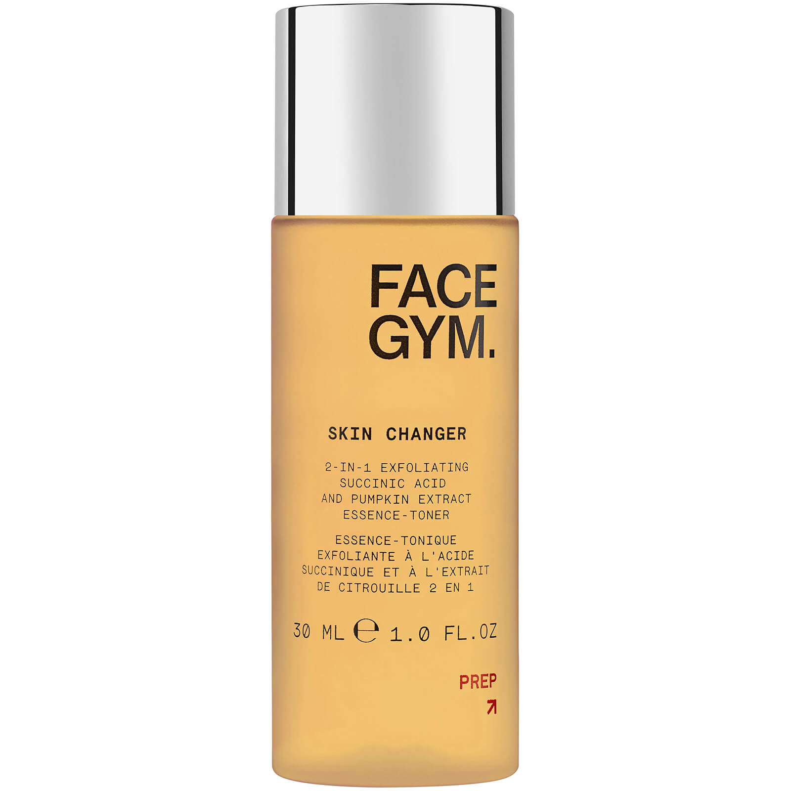FaceGym Skin Changer 2-in-1 Exfoliating Succinic Acid and Pumpkin Extract Essence Toner (Various Sizes) - 30ml