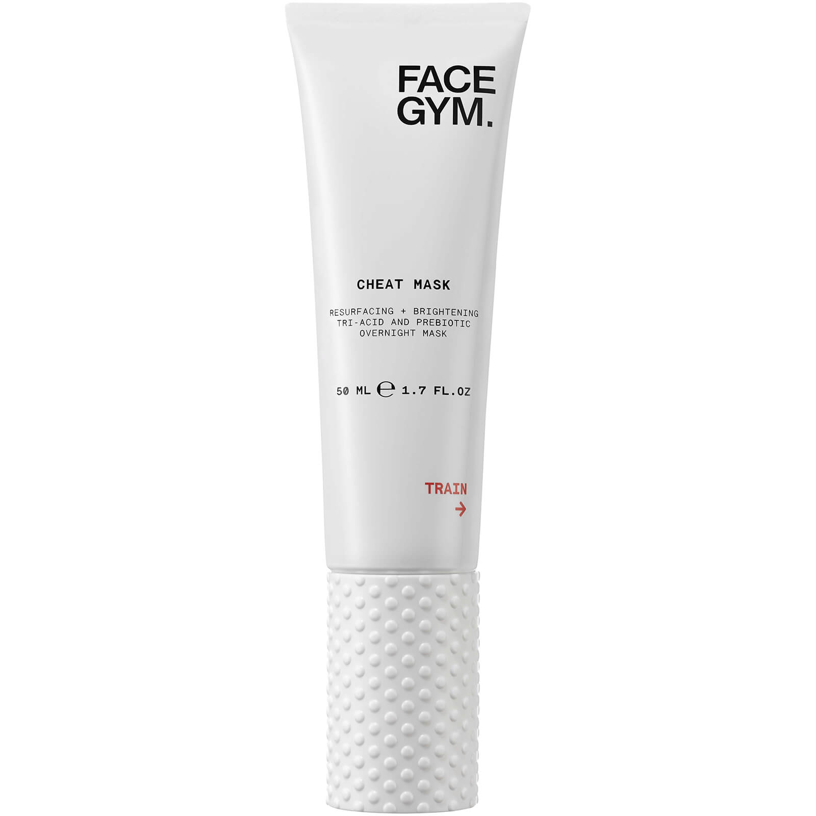 Image of FaceGym Cheat Mask Resurfacing and Brightening Tri-Acid and Prebiotic Overnight Mask (Various Sizes) - 50ml