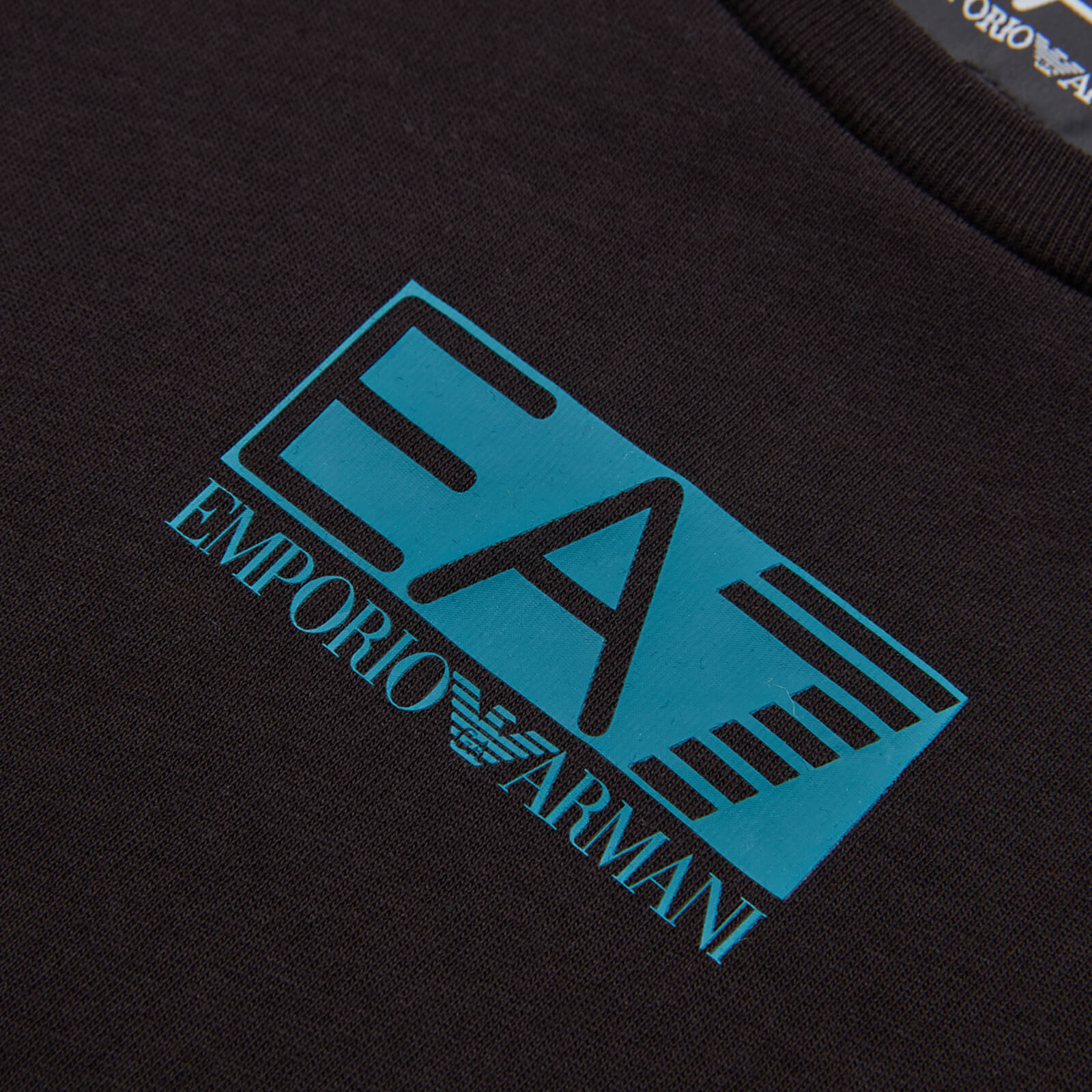 ea7 boys’ logo series cotton-jersey t-shirt - 4 years