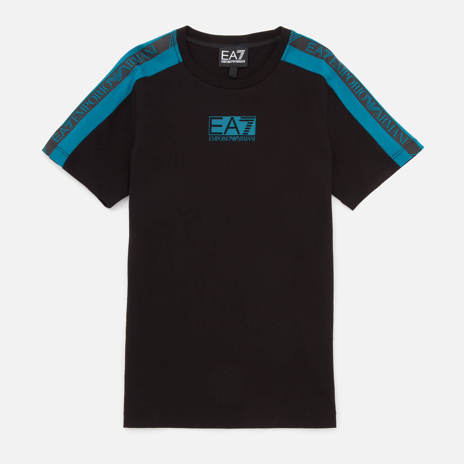 EA7 Boys' Logo Series Cotton-Jersey T-Shirt