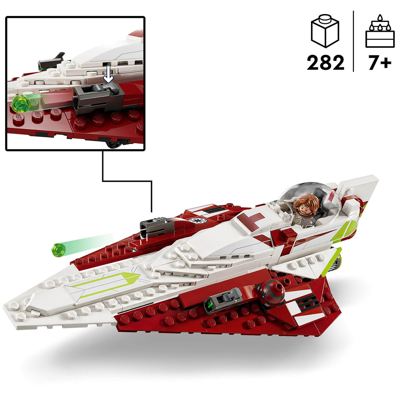 LEGO Star Wars: Obi-Wan Kenobi's Jedi Starfighter Set (75333)