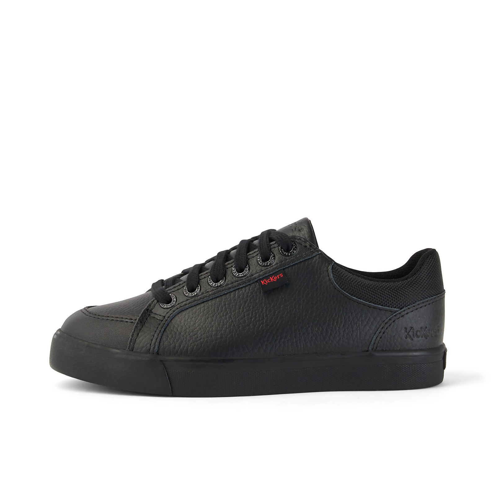 Youth Mens Tovni Lo Leather Black