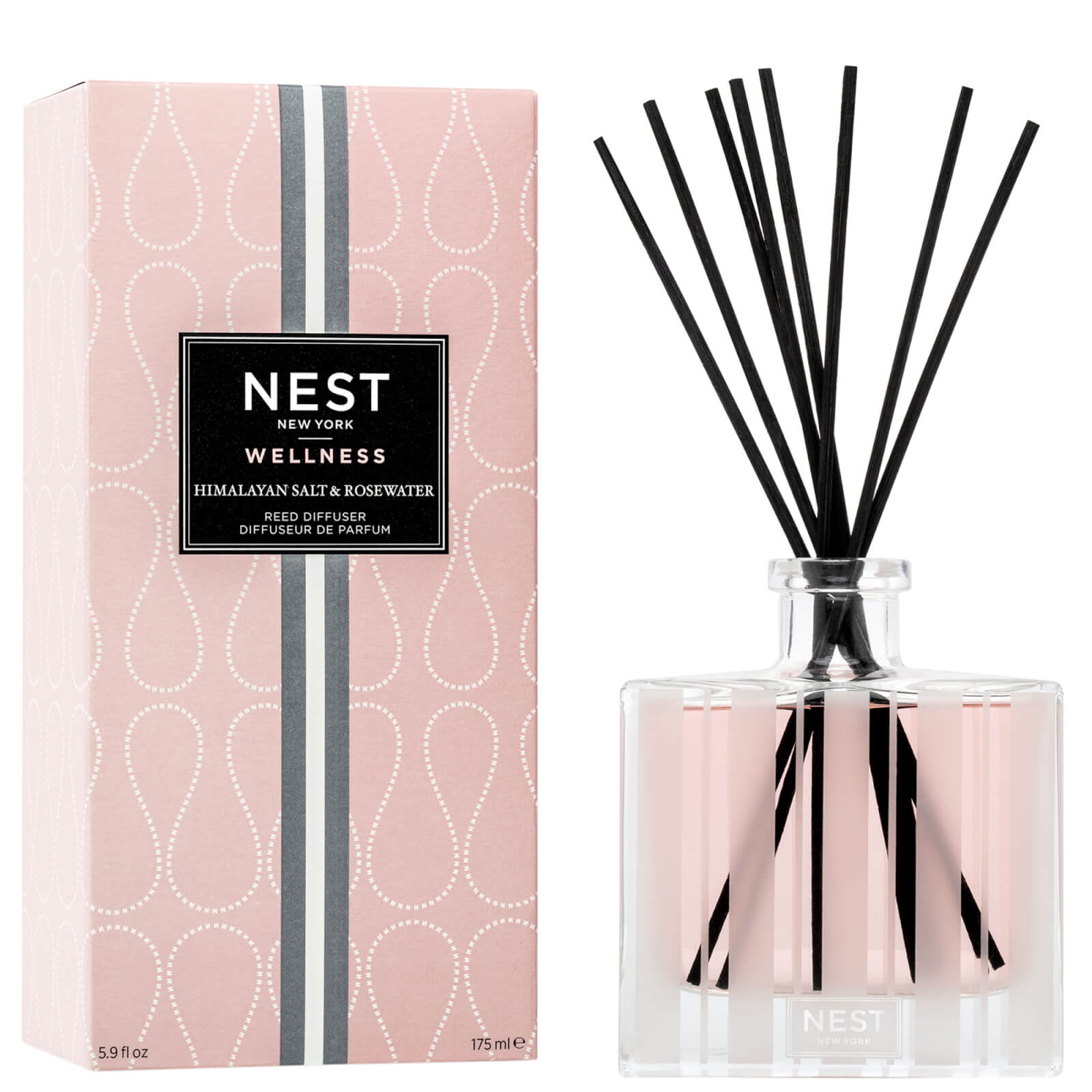 NEST New York Himalayan Salt and Rosewater Reed Diffuser 175ml