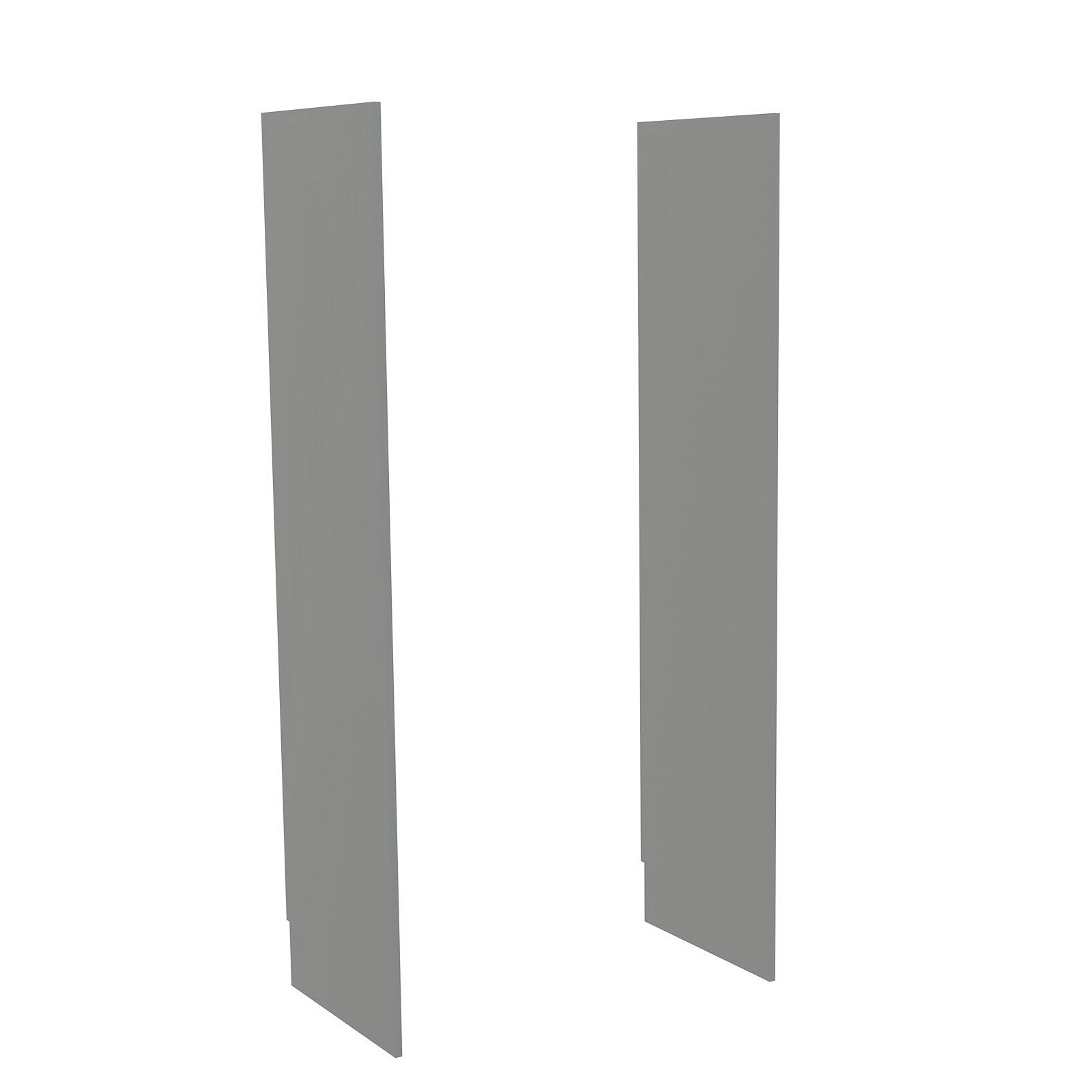 House Beautiful End Panel (Pair) Honest/Escape - Gloss Grey thumbnail