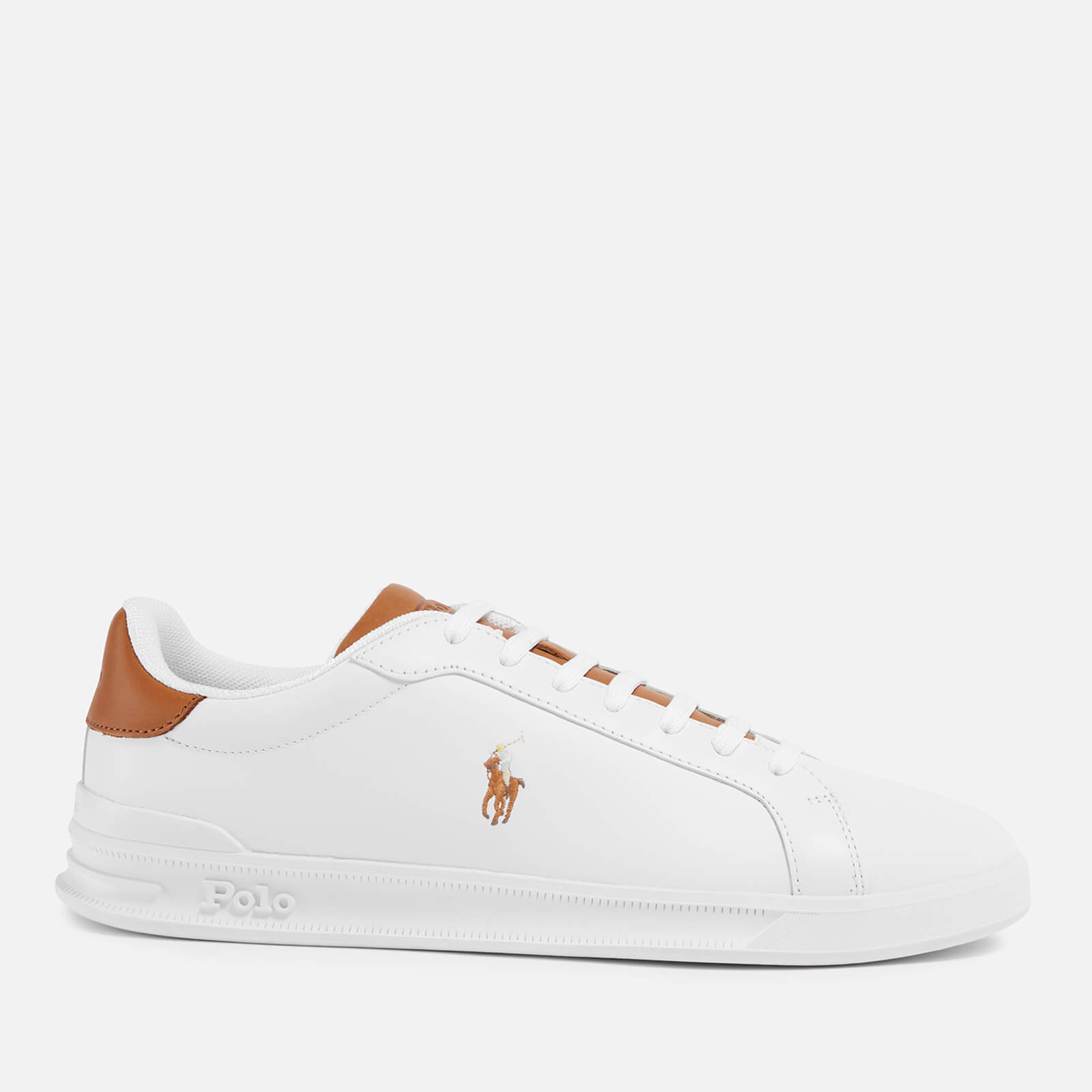 Polo Ralph Lauren Heritage Court Leather Trainers - Uk 11