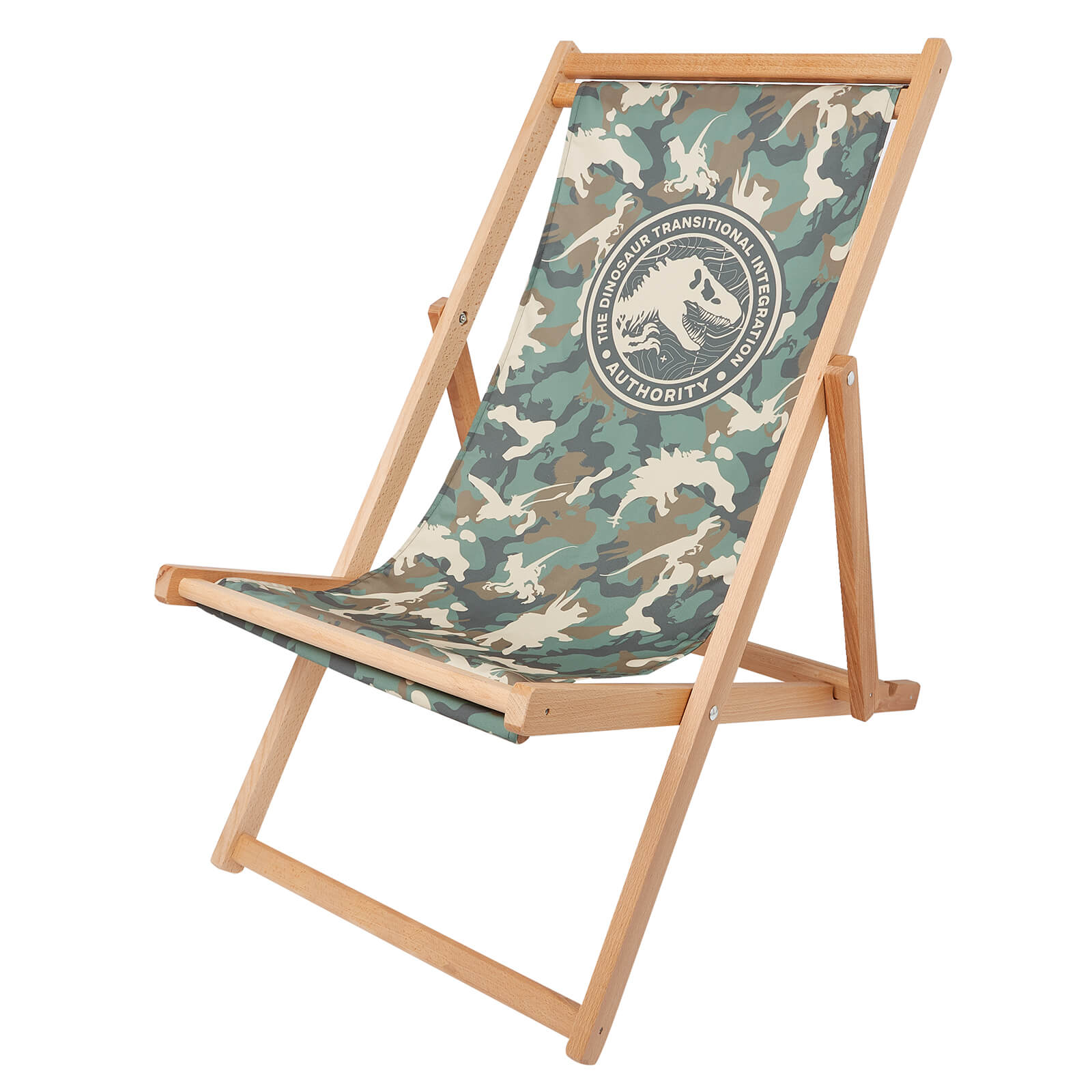

Decorsome x Jurassic World Dinosaur Camo Deck Chair - Full Deck Chair